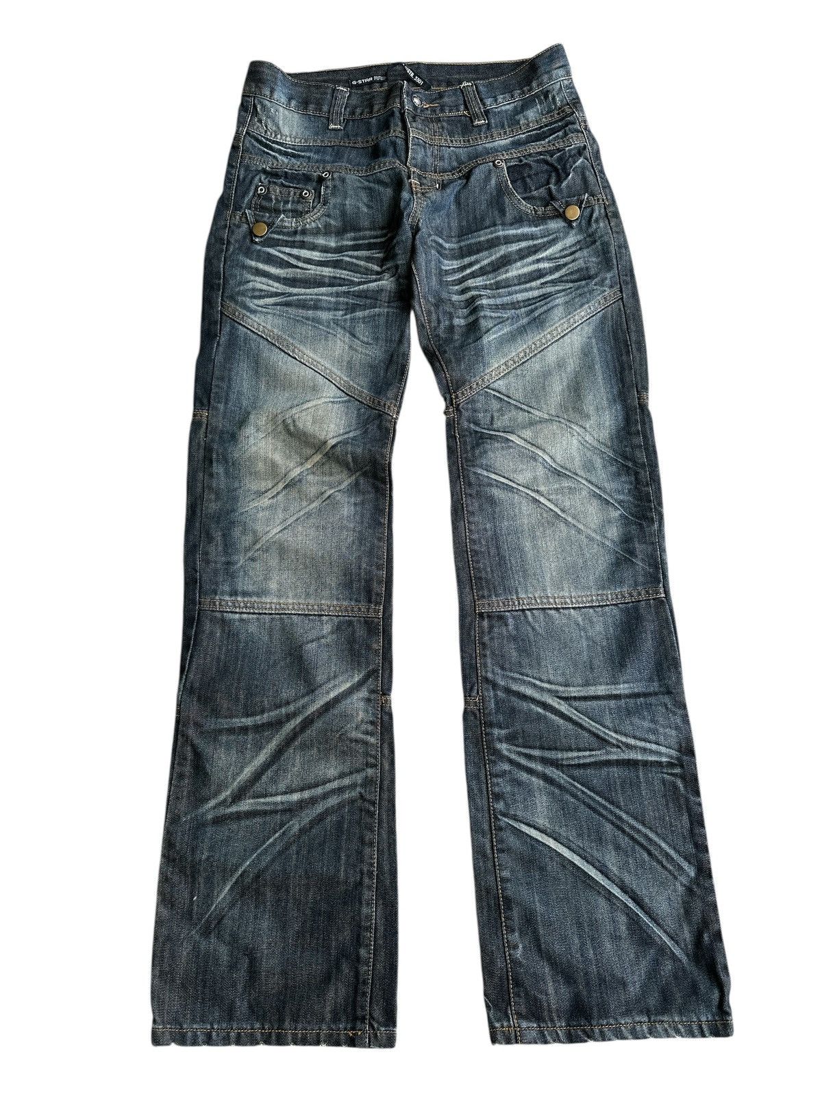 Japanese Brand Flare Gstar Double Waist 🎌💥 Size US 33 - 1 Thumbnail