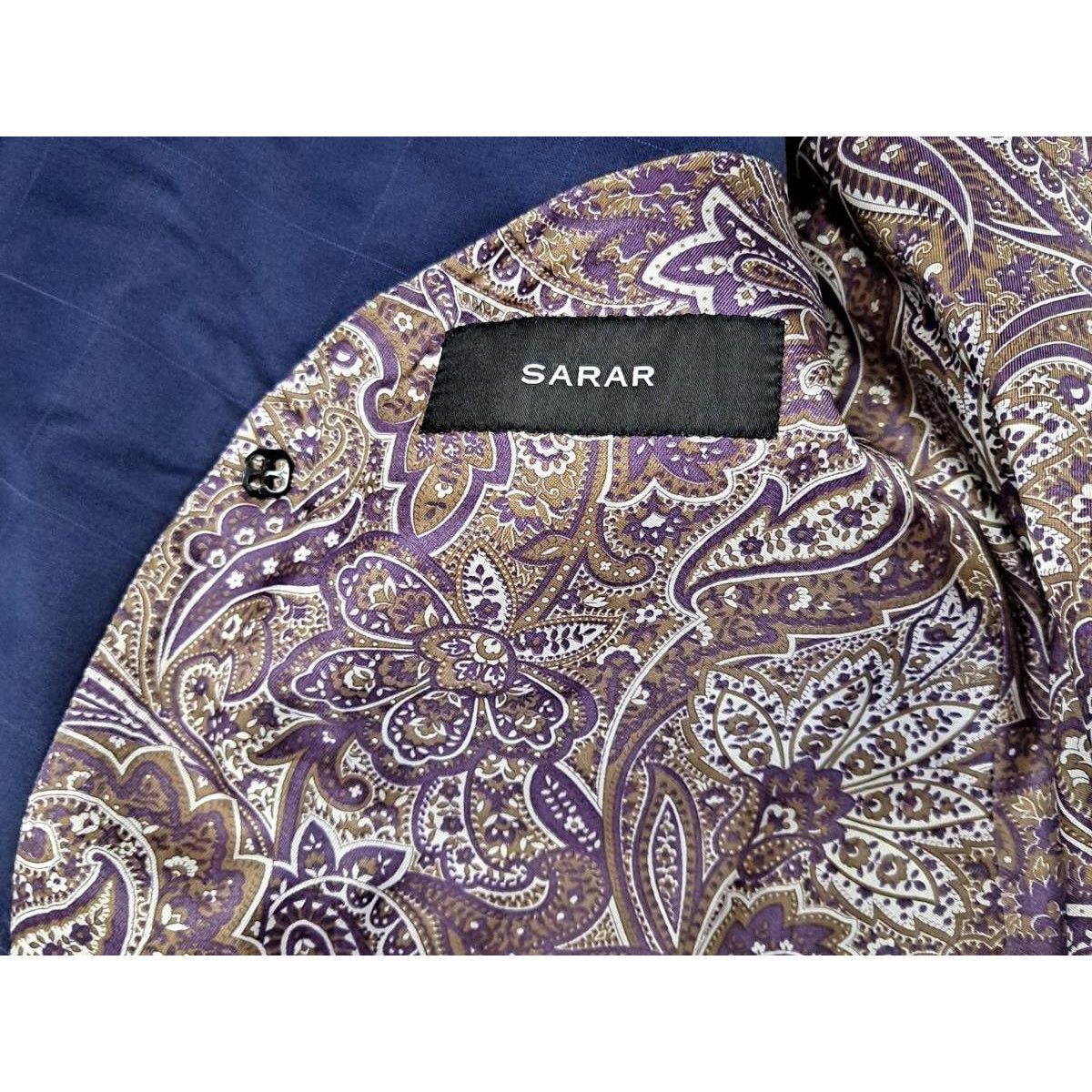 Sarar Sarar Blue Suit Jacket Made in Turkey Size 38R Size 38R - 5 Thumbnail