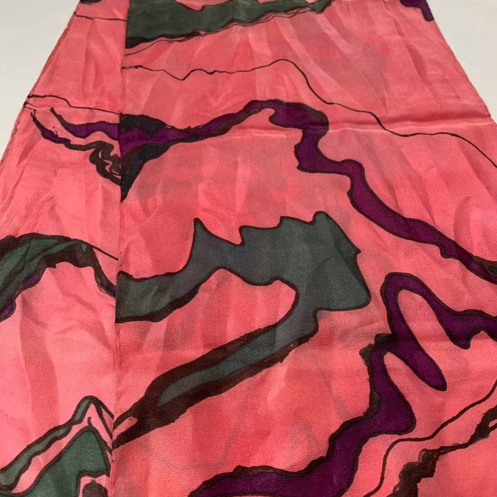Other 4 Women’s Vintage Scarves | P.Z., Unbranded - Brown Pink Size ONE SIZE - 4 Thumbnail