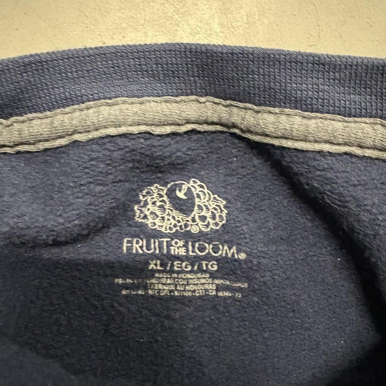 Vintage Crazy Vintage Y2K/2000s Blank Navy Blue Minimalist Crewneck Sweatshirt! Size US XL / EU 56 / 4 - 3 Thumbnail