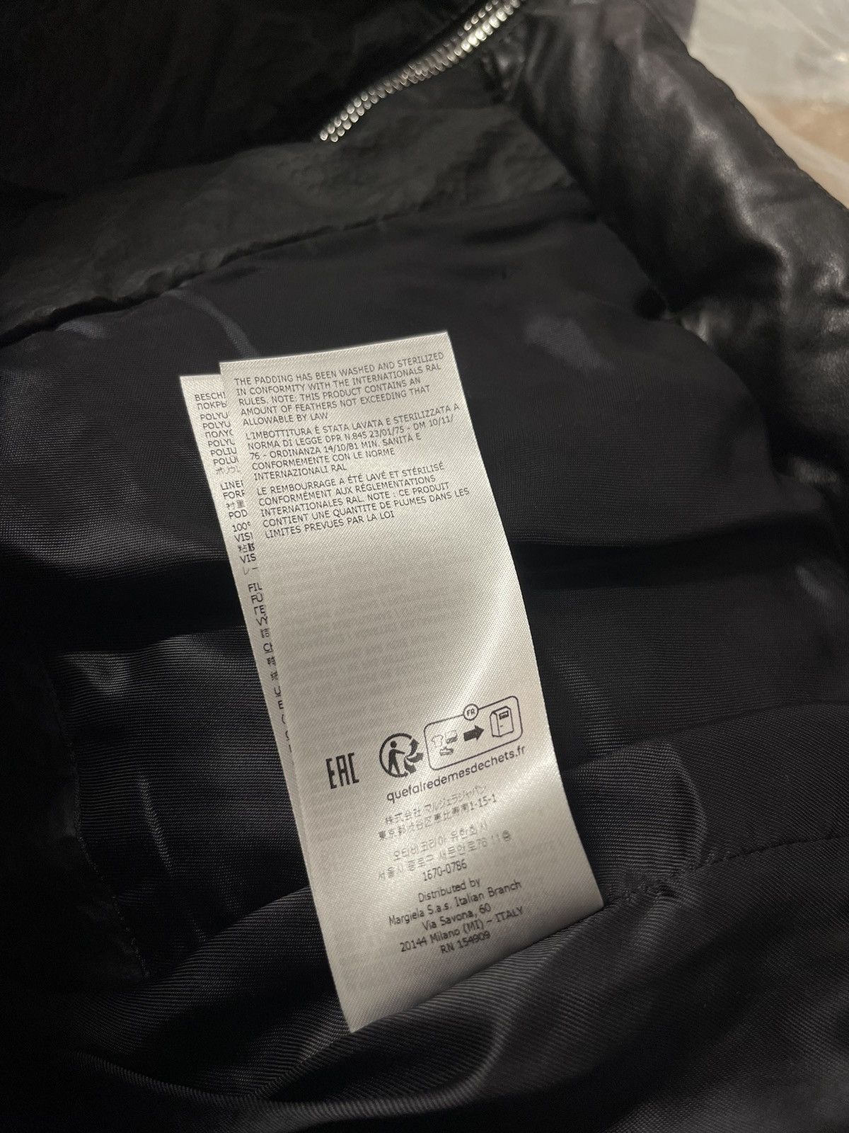 Maison Margiela !DS! AW23 Maison Margiela Chenpeng Black Puffer Coat Jacket Size US M / EU 48-50 / 2 - 24 Thumbnail