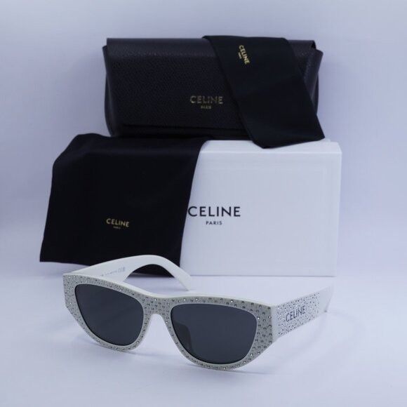 Celine 🕶️ New Celine CL4278US 25A Sunglasses - Ivory with Crystal Size ONE SIZE - 1 Thumbnail