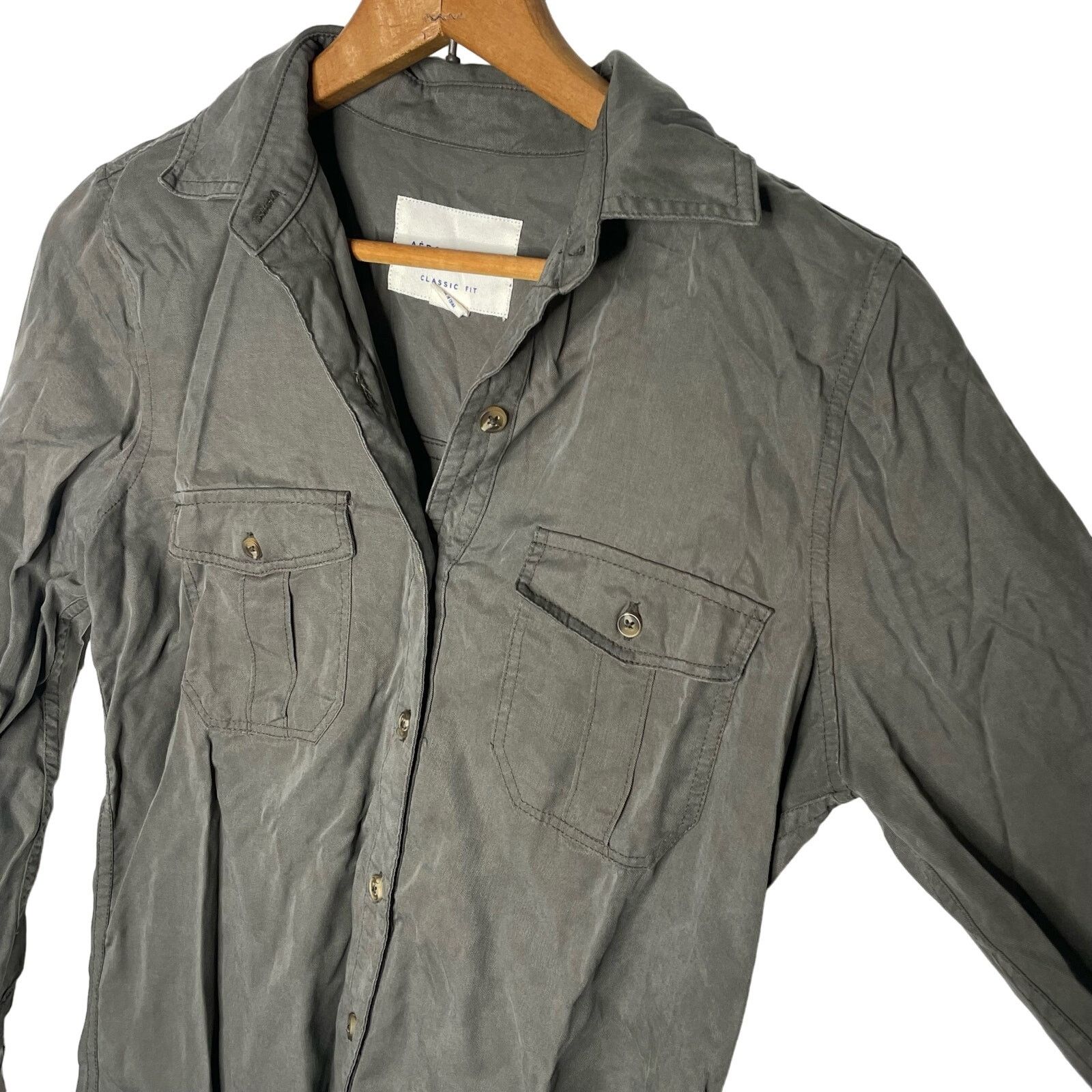 Aeropostale Aeropostale Classic Fit Button Down Size XS / US 0-2 / IT 36-38 - 6 Thumbnail
