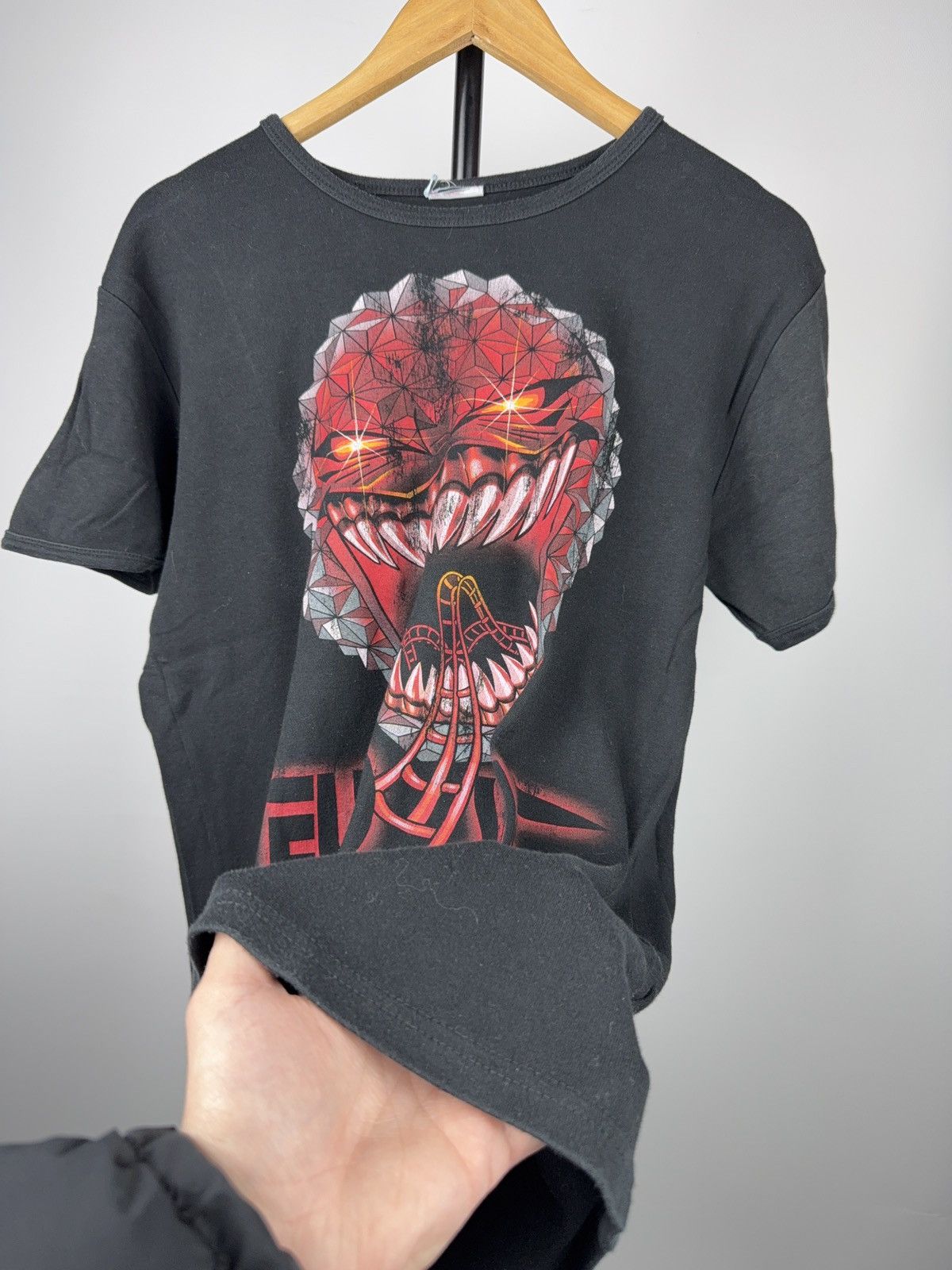 Band Tees 00s Crazy Euro Mir Europa Park Demon Roller Coaster T-Shirt Size US L / EU 52-54 / 3 - 8 Thumbnail