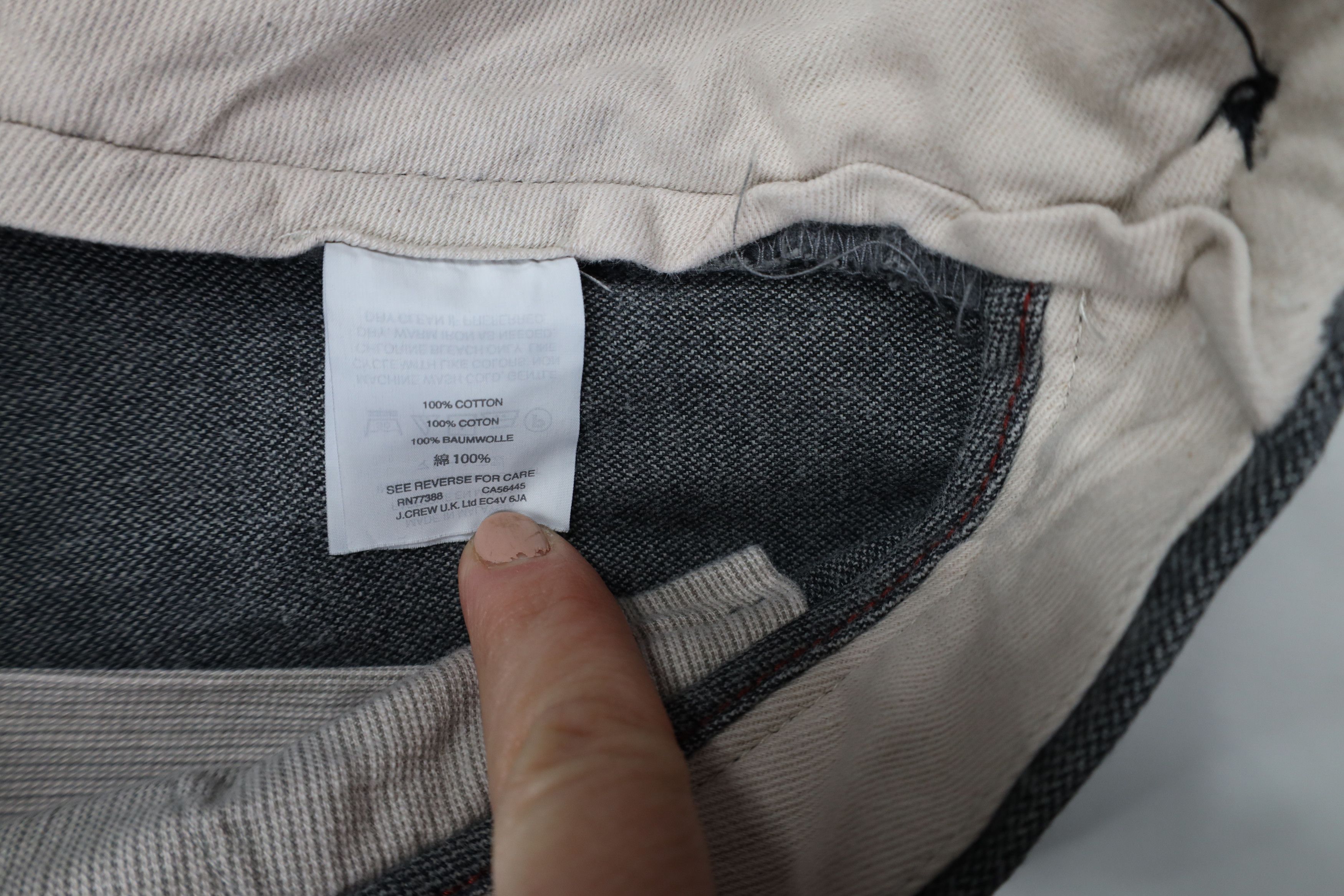 J.Crew × Vintage J Crew 770 Brushed Twill Straight Leg Chino Pants Gray Size US 30 / EU 46 - 5 Thumbnail