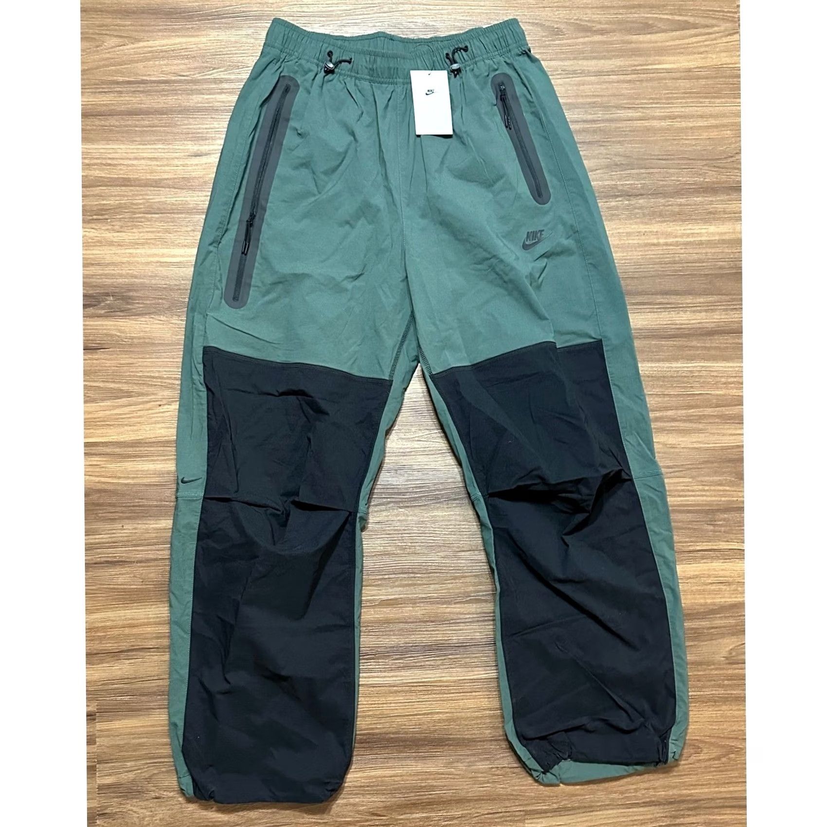 Nike Nike Tech Woven Track Pants Green Black Mens M Size US 31 - 4 Thumbnail