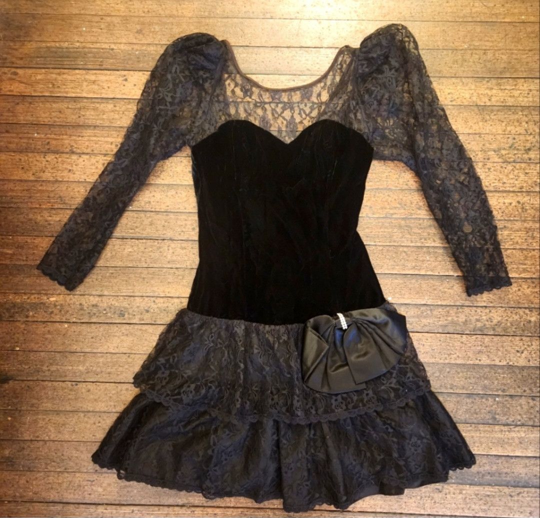 Other Steppin Out Vintage Glam Dress Size L / US 10 / IT 46 - 1 Thumbnail