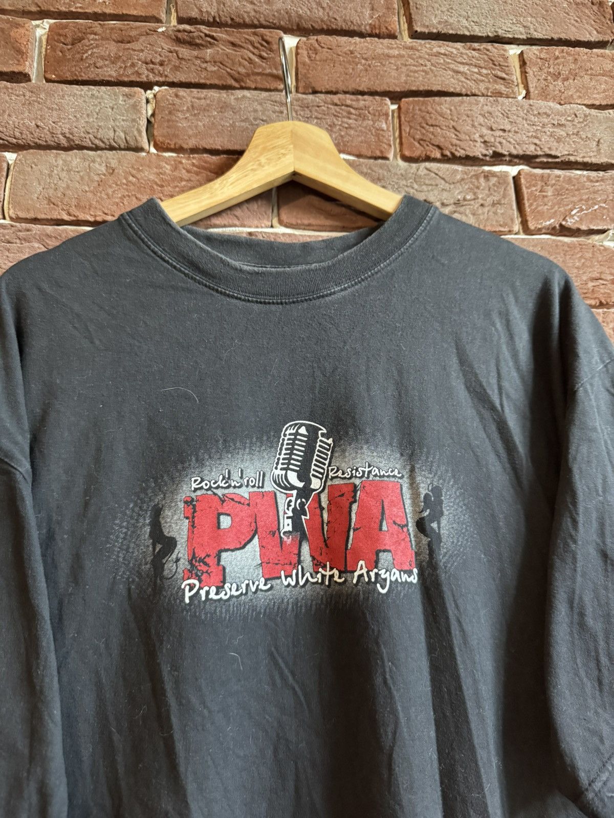 Band Tees Rare Vintage P.W.A. Preserve White Aryans Out Order Band Tee Size US XXL / EU 58 / 5 - 6 Thumbnail