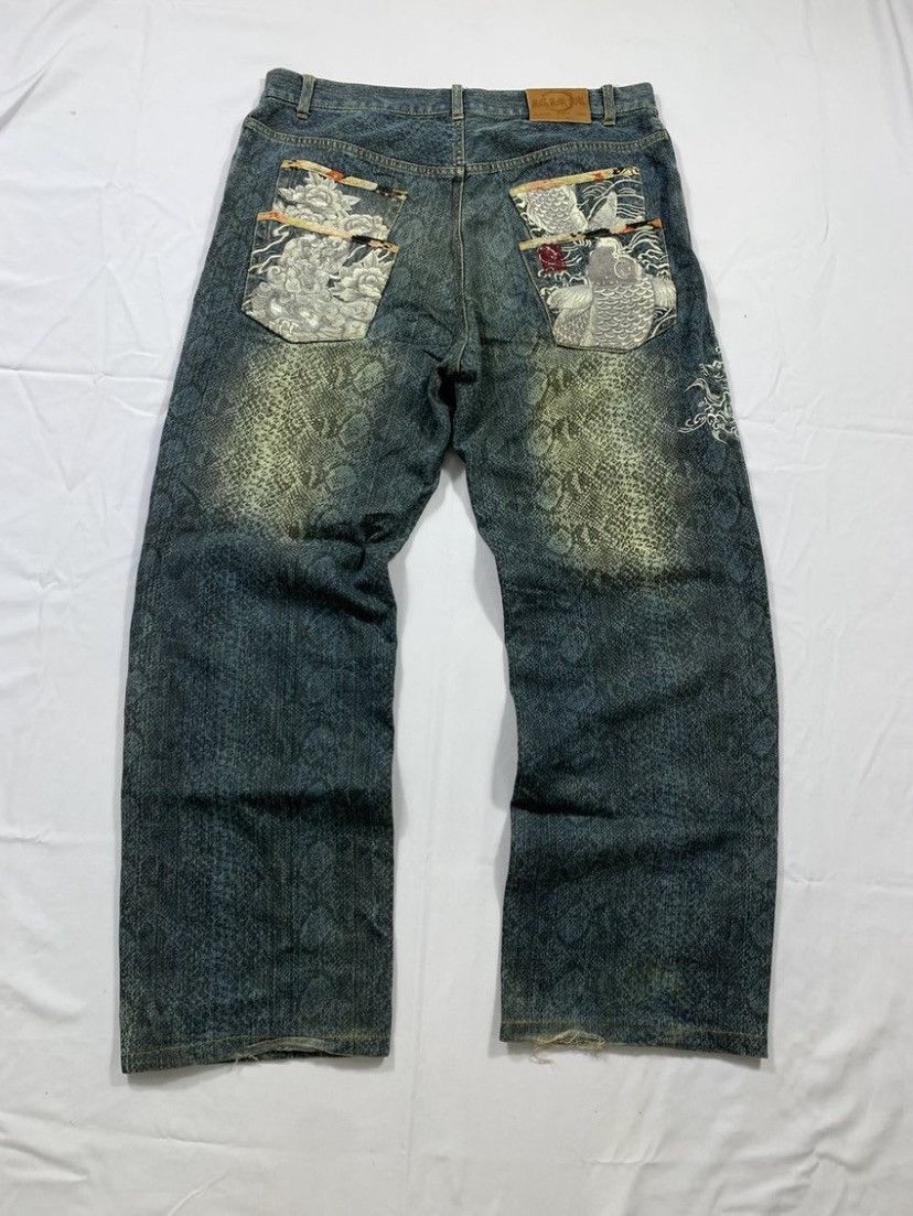 Karakuri Tamashii Rare Karakuri Tamashi snack python Denim jeans Size US 38 / EU 54 - 1 Thumbnail