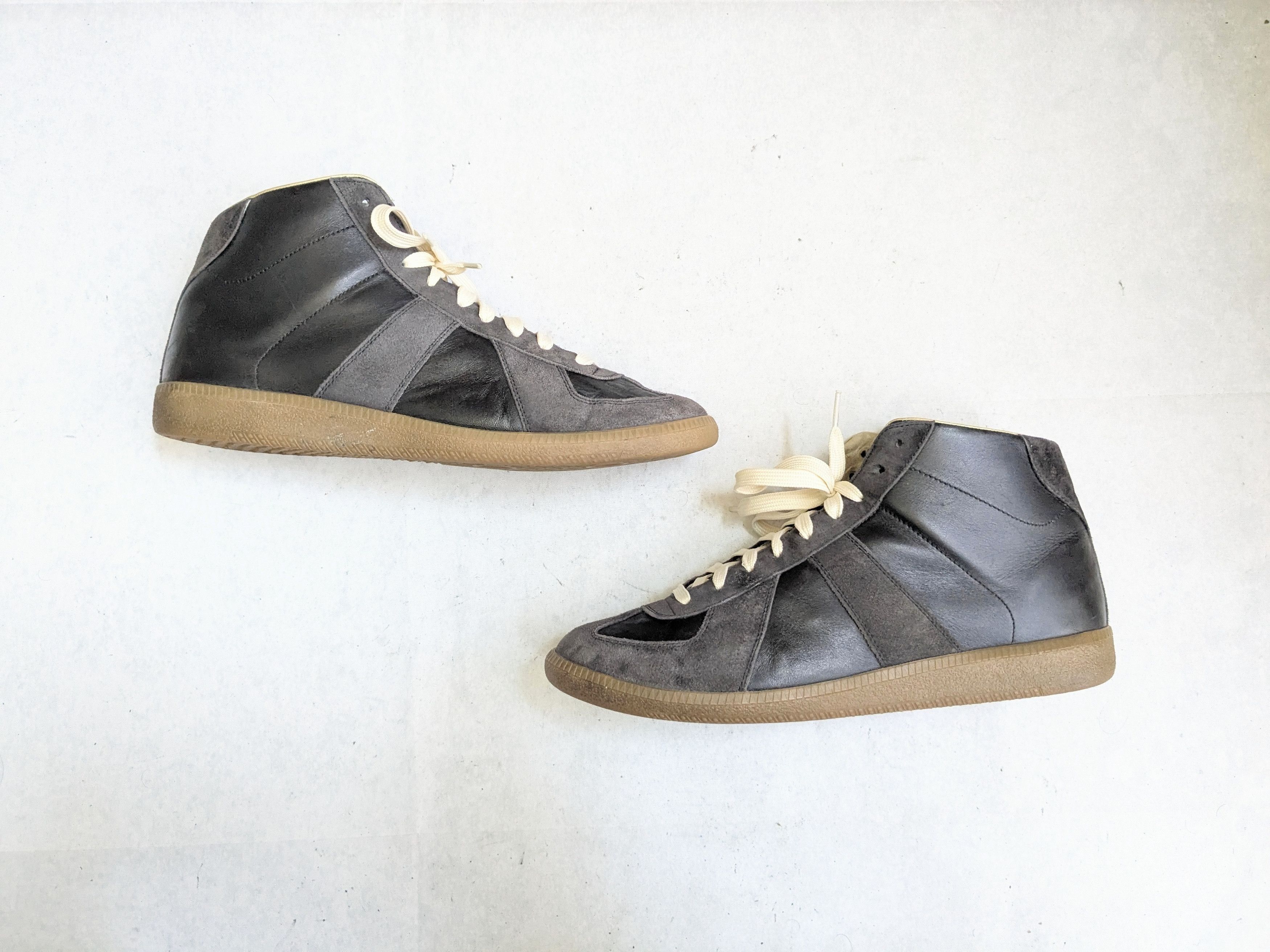 Maison Margiela Maison Margiela Replica GAT Black 9 42 High Tops Gum Size US 9 / EU 42 - 1 Thumbnail