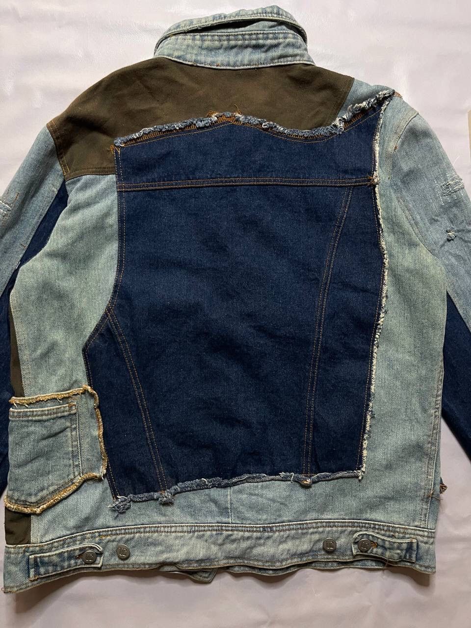 Designer × Vintage Patchwork Vintage Denim Jacket: made in Italy Size US M / EU 48-50 / 2 - 7 Thumbnail