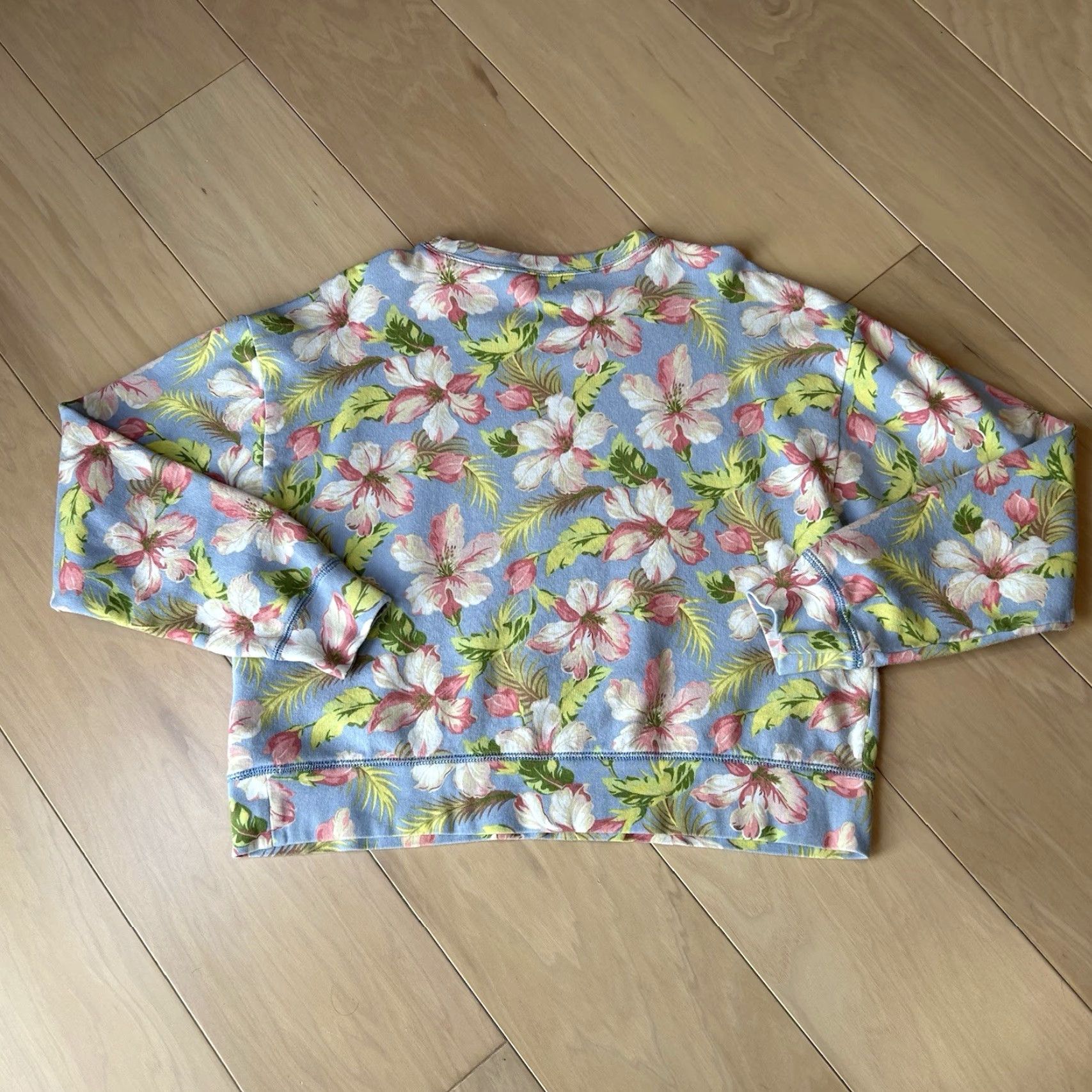 Polo Ralph Lauren Polo Ralph Lauren Floral Crew Sweatshirt Long Sleeve Women's Medium Size M / US 6-8 / IT 42-44 - 4 Thumbnail