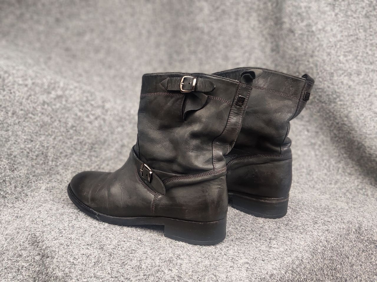 Belstaff Belstaff Endurance motorcycle Ankle Black Leather Logo Boots Size US 10 / IT 40 - 12 Thumbnail