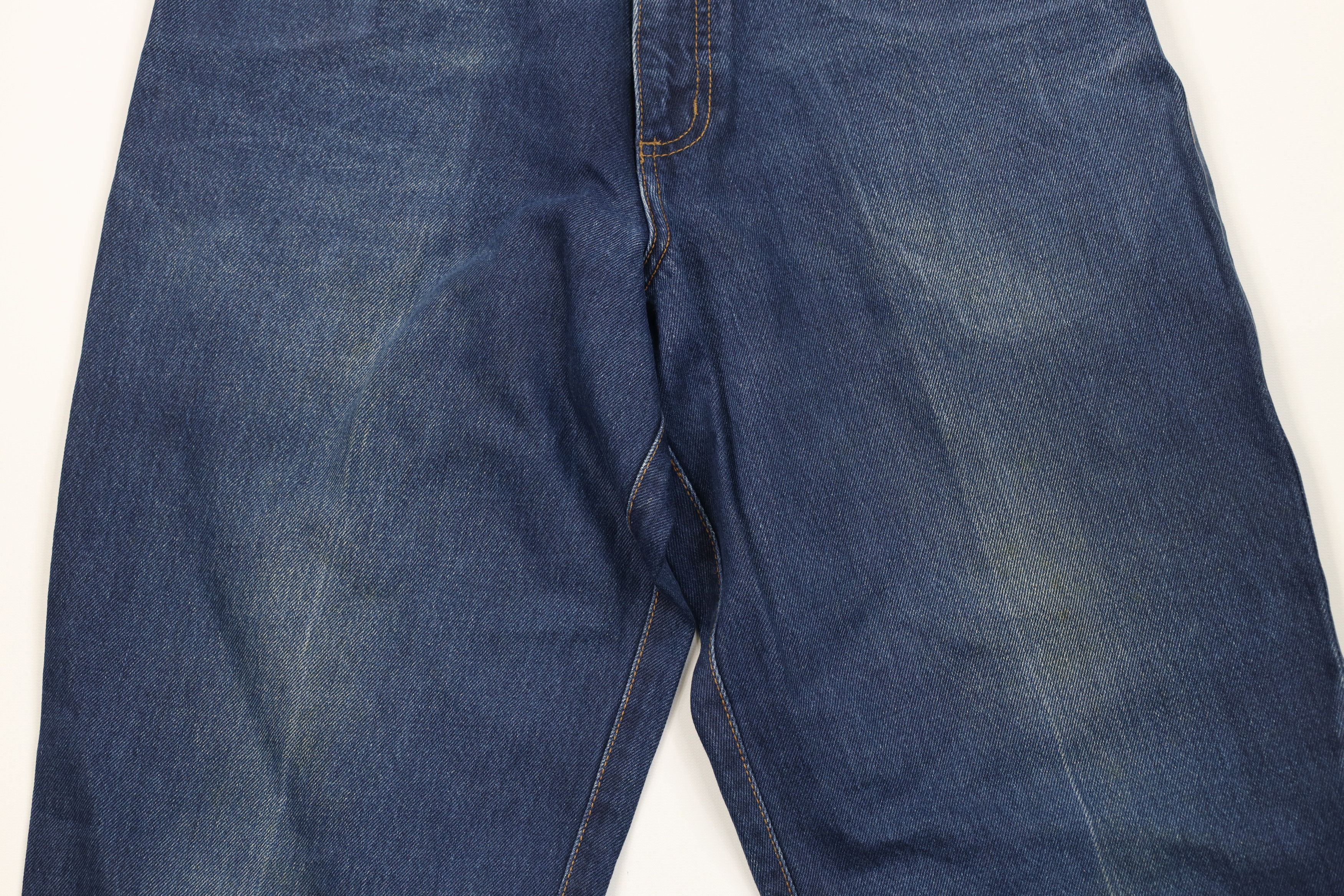 Guess Vintage 90s Guess Spell Out Tapered Leg Denim Jeans Blue USA Size US 30 / EU 46 - 3 Thumbnail