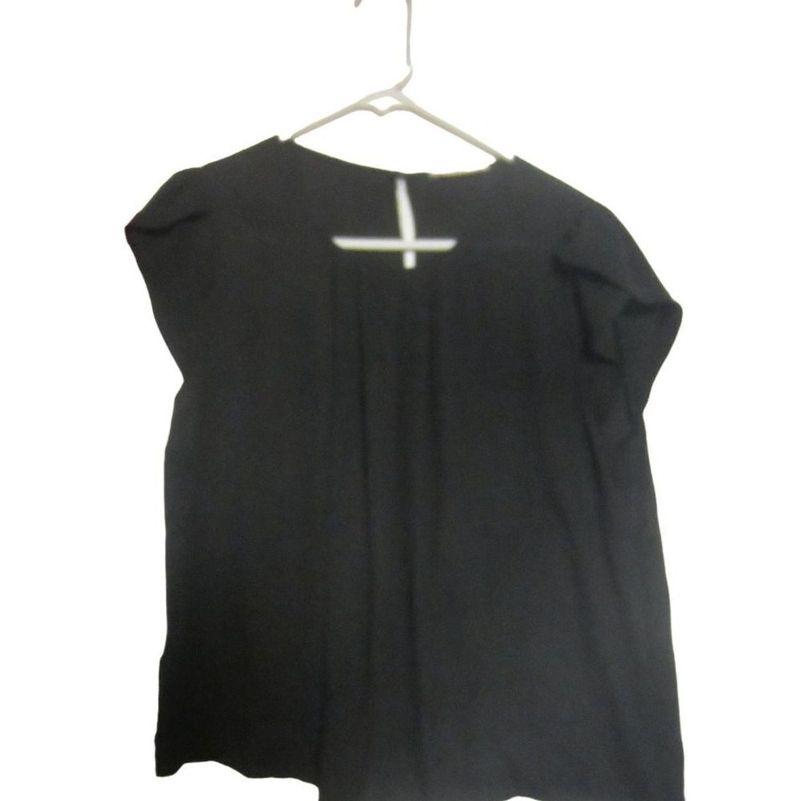 Other Lucid-Pink Black Pleated Short Sleeve Blouse Women’s M Size M / US 6-8 / IT 42-44 - 5 Thumbnail