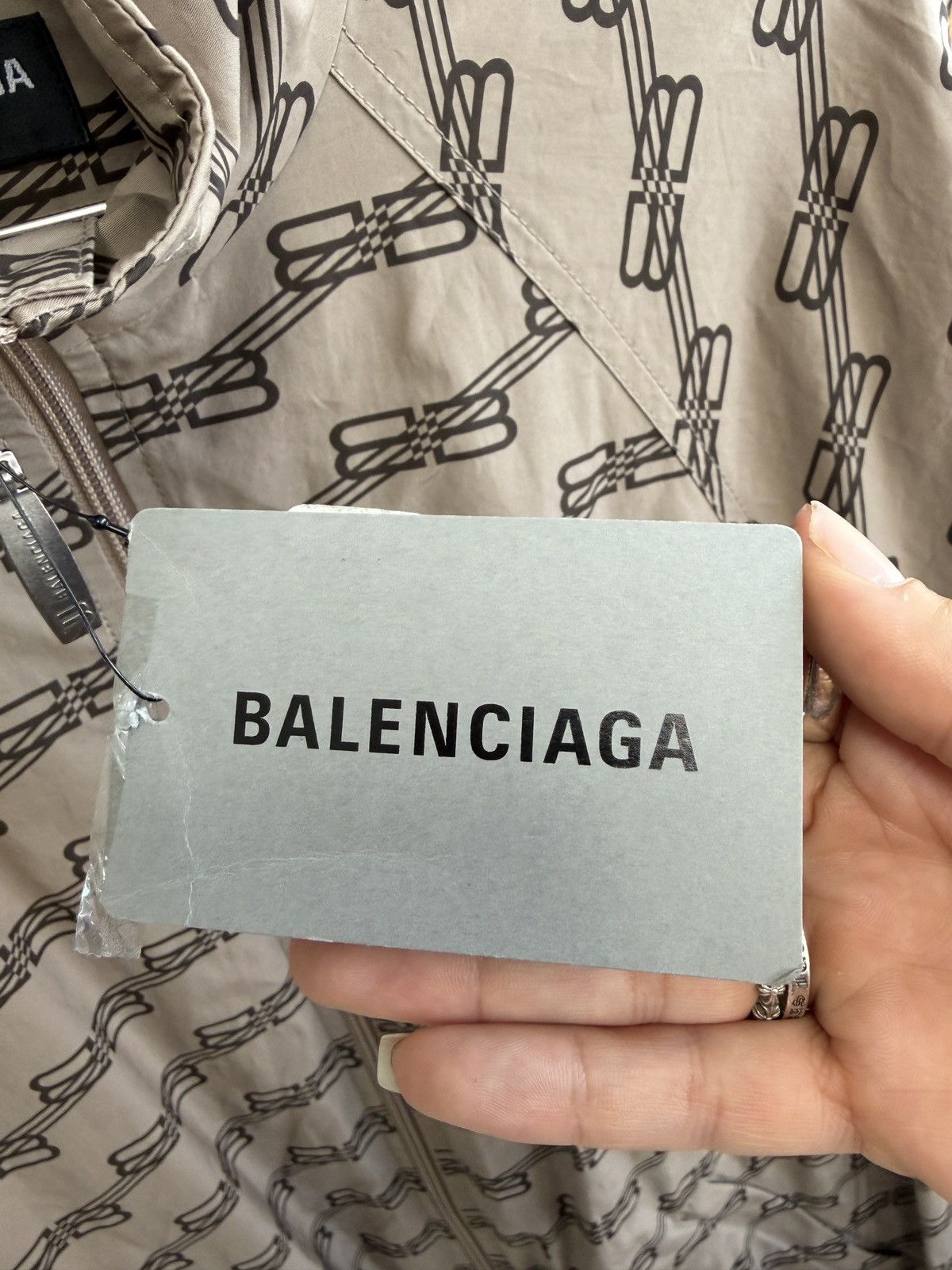 Balenciaga Balenciaga Monogram Track Jacket Brown Size US XXS / EU 40 - 12 Thumbnail
