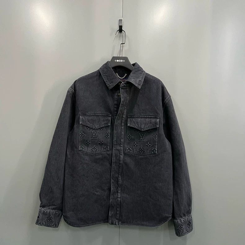 Louis Vuitton Embossed logo denim jacket