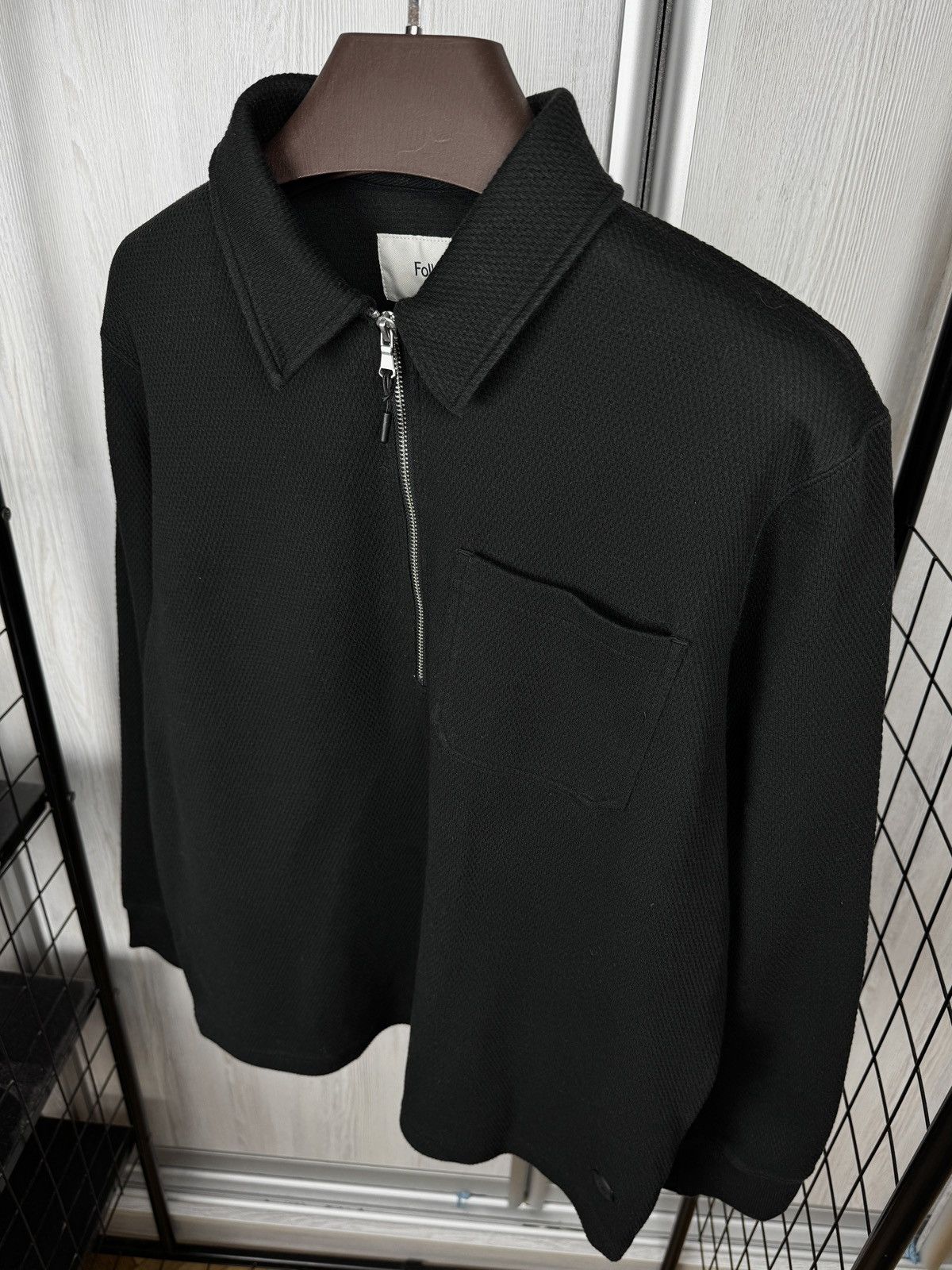 Folk Folk 1/4 Zip Black Jumper Mens Size M Sweater Size US M / EU 48-50 / 2 - 7 Thumbnail