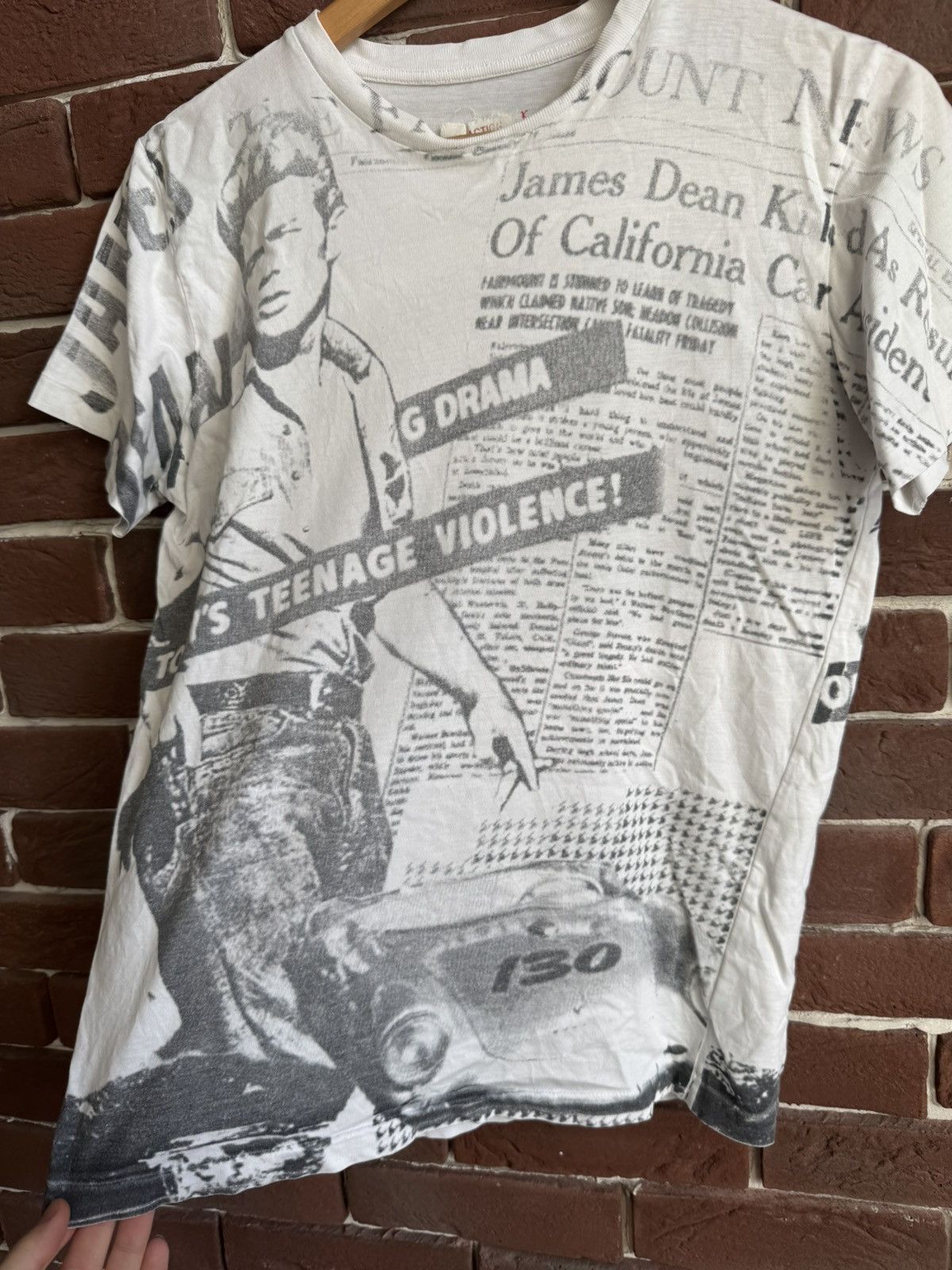 Acne Studios Vintage 90s Acne Action Jeans James Dean Band Tshirt Rare S Size US S / EU 44-46 / 1 - 3 Thumbnail
