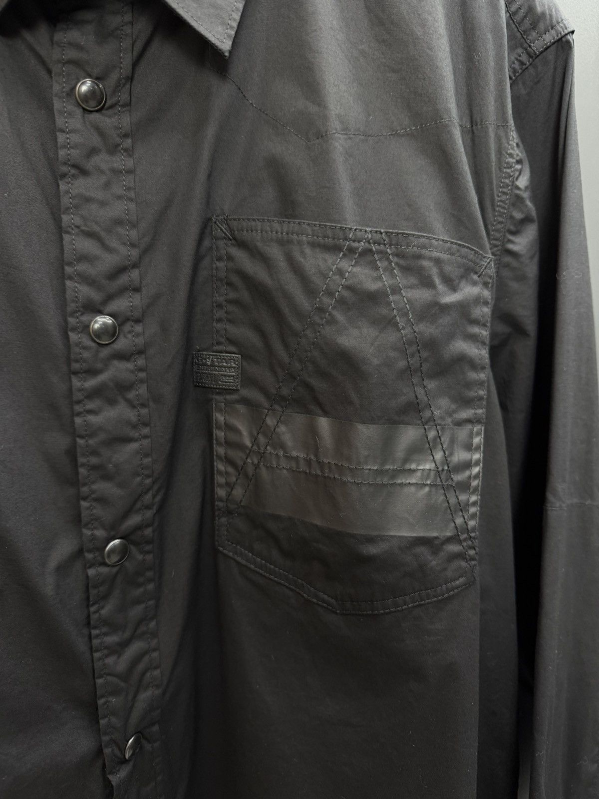 G-Star G-Star Raw Black Shirt Long Sleeve Size XXL Size US XXL / EU 58 / 5 - 5 Thumbnail