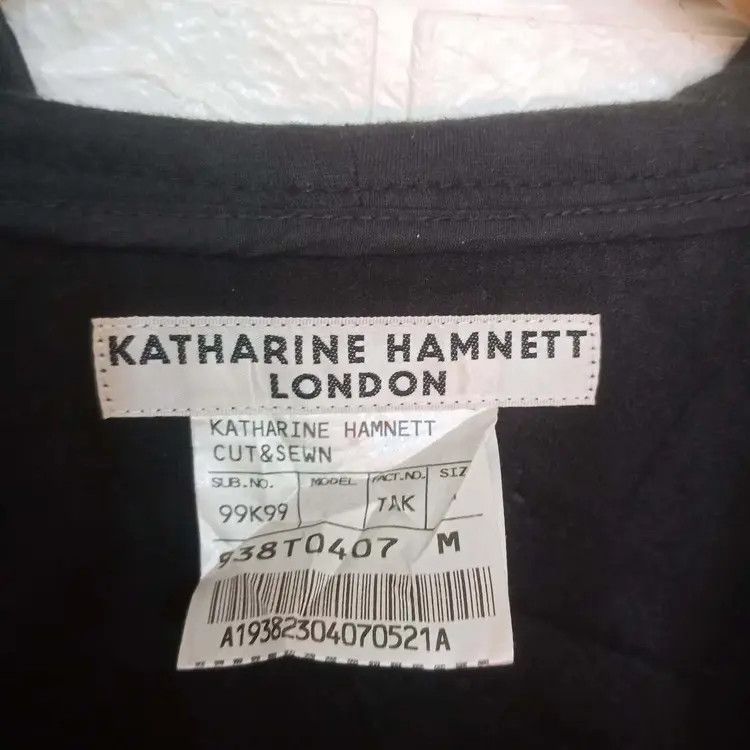 Katharine Hamnett London Vintage Katharine Hamnett London black zip hoodie Size M / US 6-8 / IT 42-44 - 10 Thumbnail
