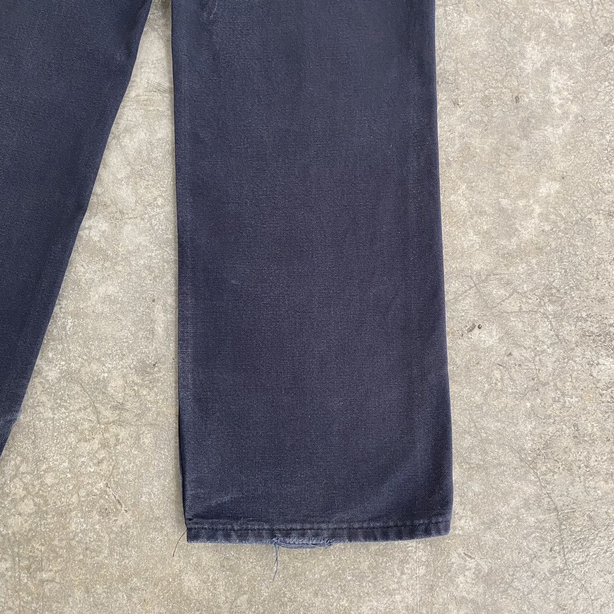 Carhartt Vintage Carhartt Faded Midnight Blue Carpenter Pants Size US 31 - 21 Thumbnail