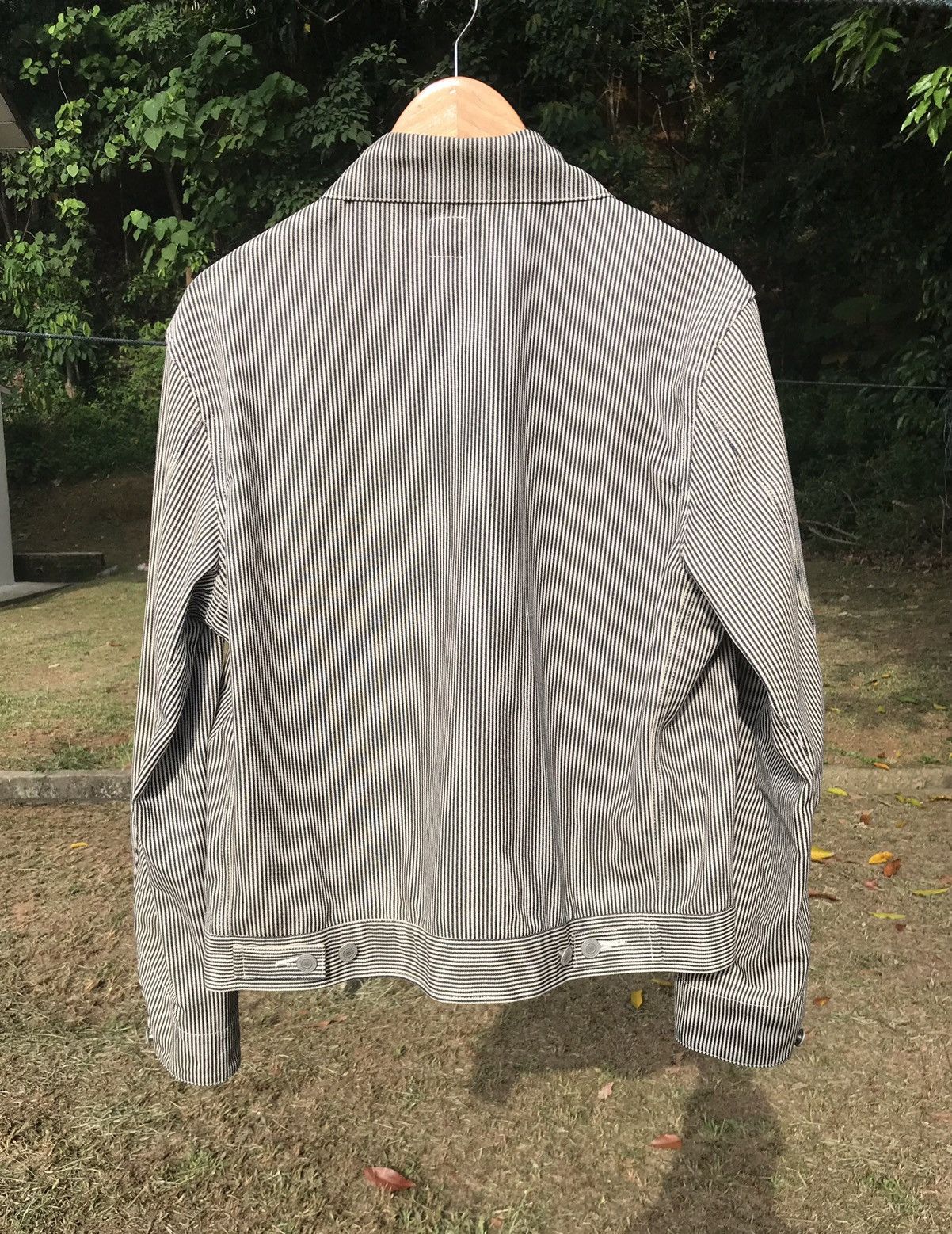 Japanese Brand × Vintage Vintage 50s Masterpiece SCYE Hickory Stripes Denim Jacket Size US M / EU 48-50 / 2 - 7 Thumbnail