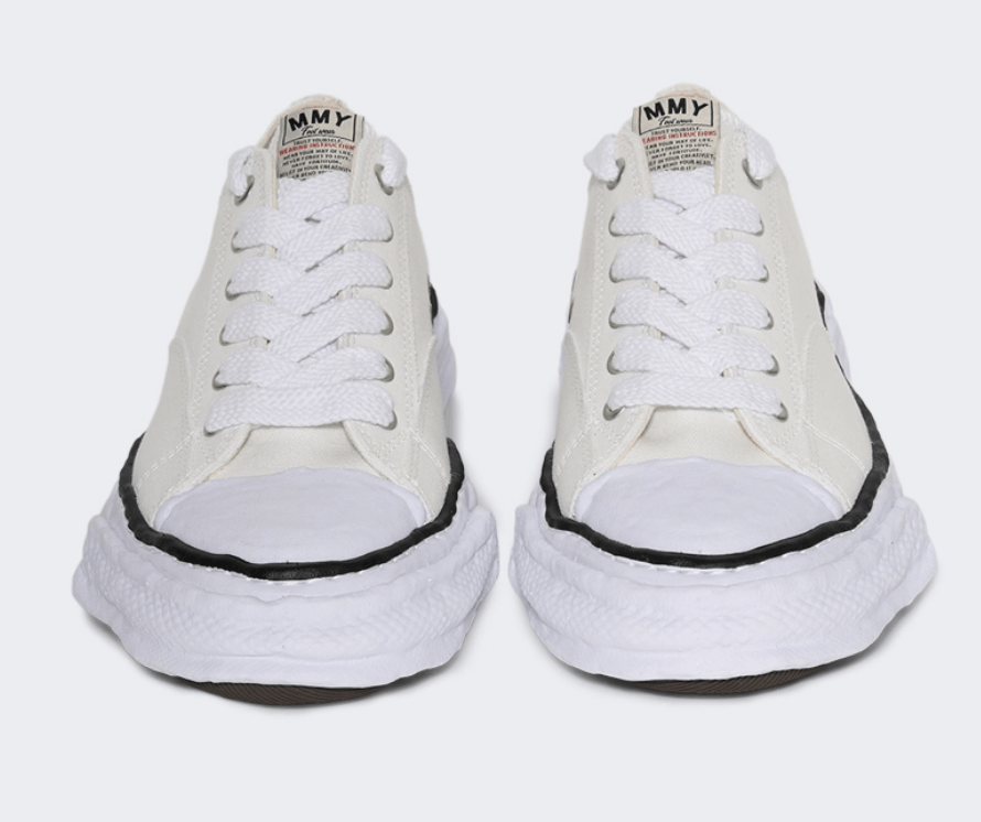 Maison MIHARA YASUHIRO Peterson 23 OG Sole Canvas Low Top Sneakers White Size US 9 / EU 42 - 2 Thumbnail