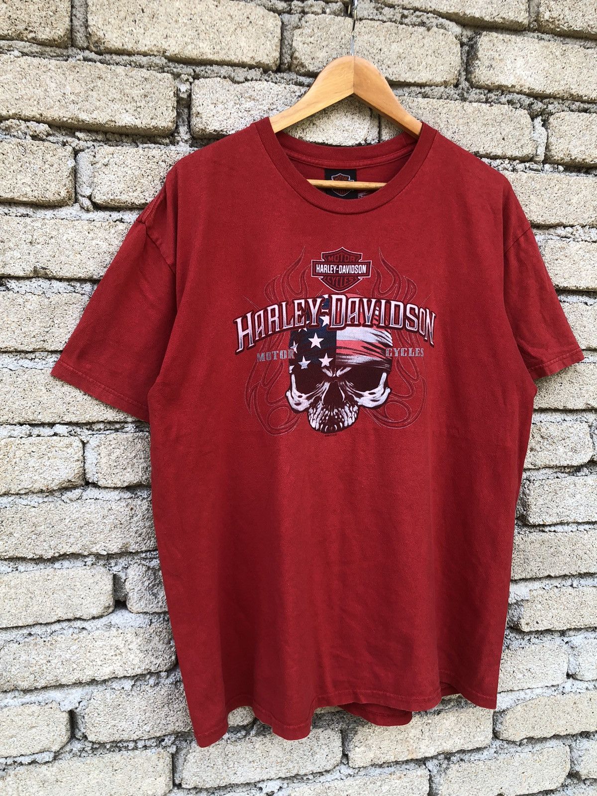 Harley Davidson Vintage Y2K Harley Davidson Of Atlanta Georgia Backhit Tee Size US XL / EU 56 / 4 - 4 Thumbnail
