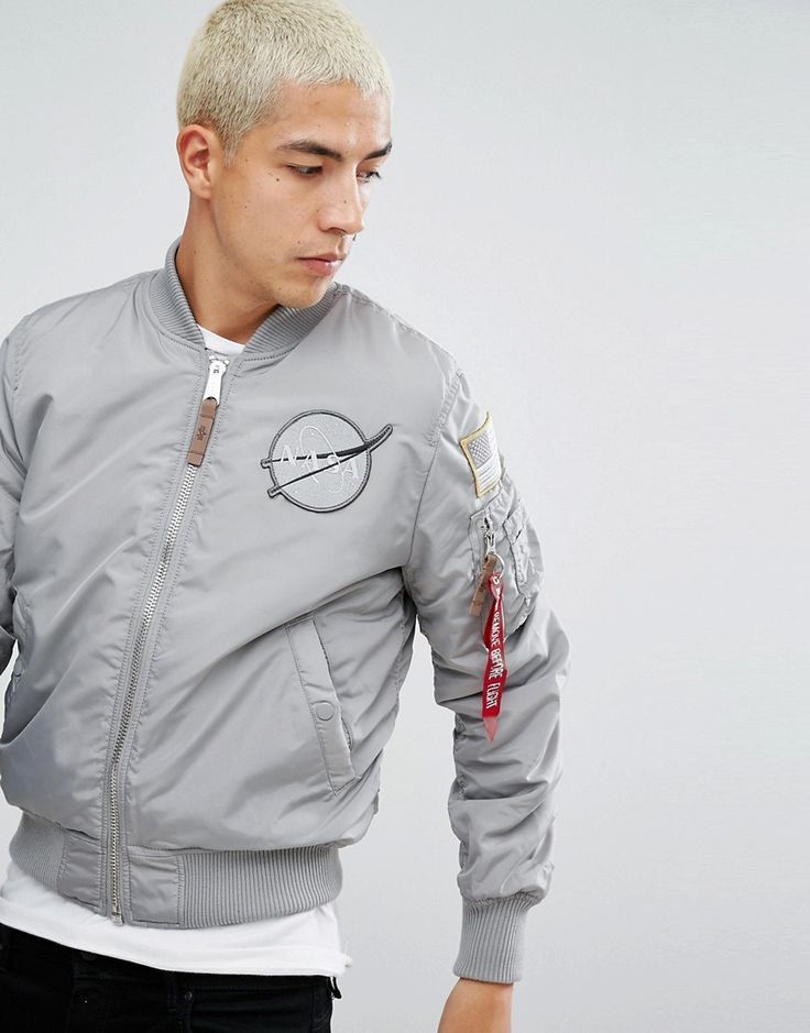 Alpha Industries Alpha industries Reversible NASA Bomber jacket Size US M / EU 48-50 / 2 - 4 Thumbnail