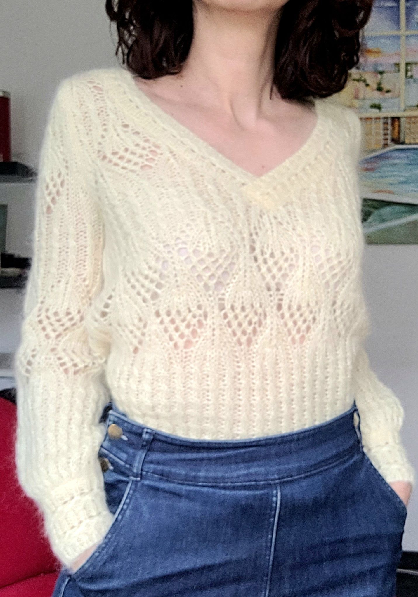 Sezane Pull Sezane laine Gerogia XS Size XS / US 0-2 / IT 36-38 - 2 Thumbnail