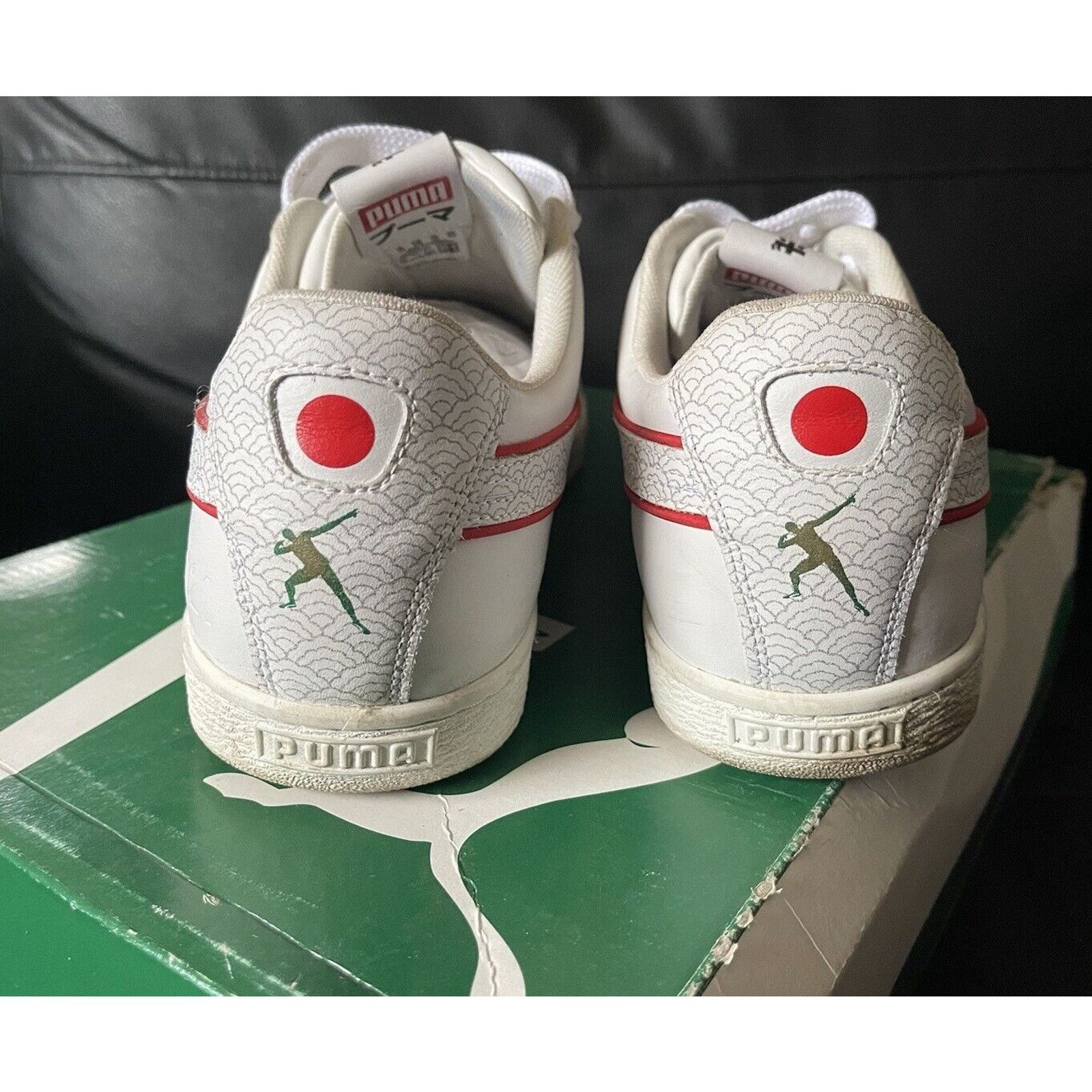 Puma Puma Usain Bolt x Basket Tokyo Men's Size 14 White 384641-01 Size US 14 / EU 47 - 5 Thumbnail