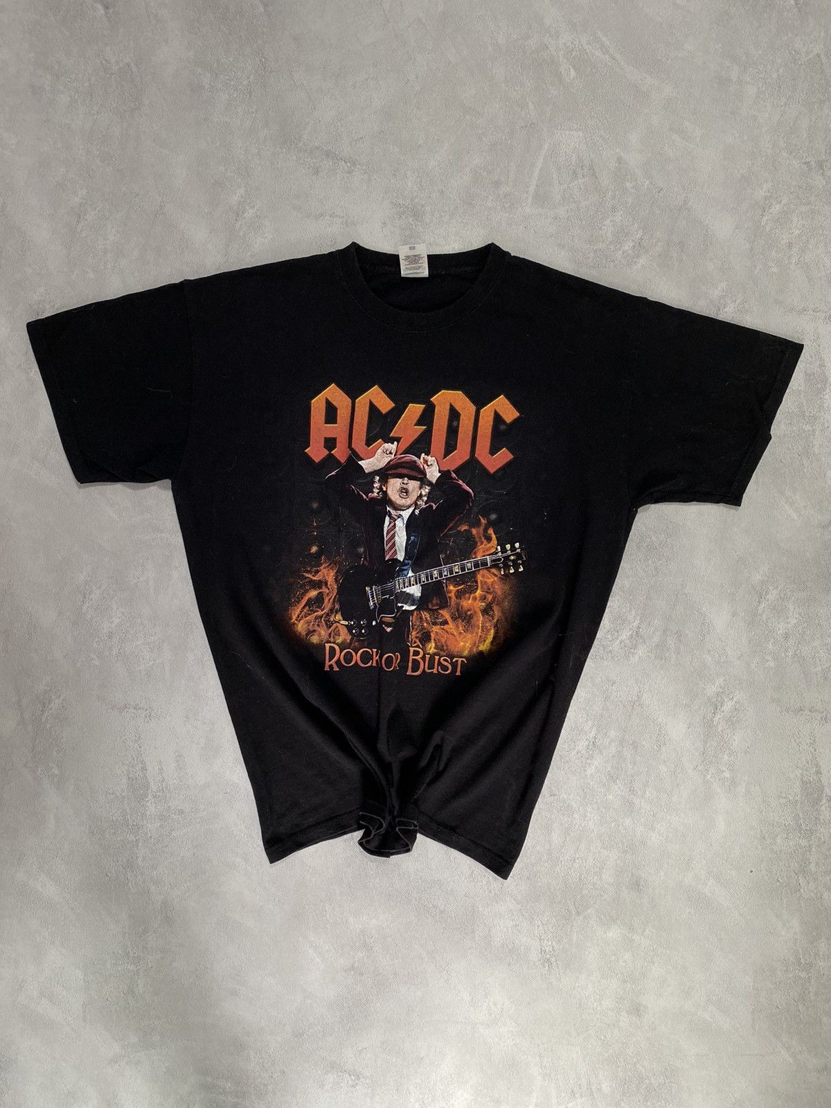 AC/DC 🖤 Tour T Shirt Tee AC/DC Higway To Europe Size US L / EU 52-54 / 3 - 1 Thumbnail