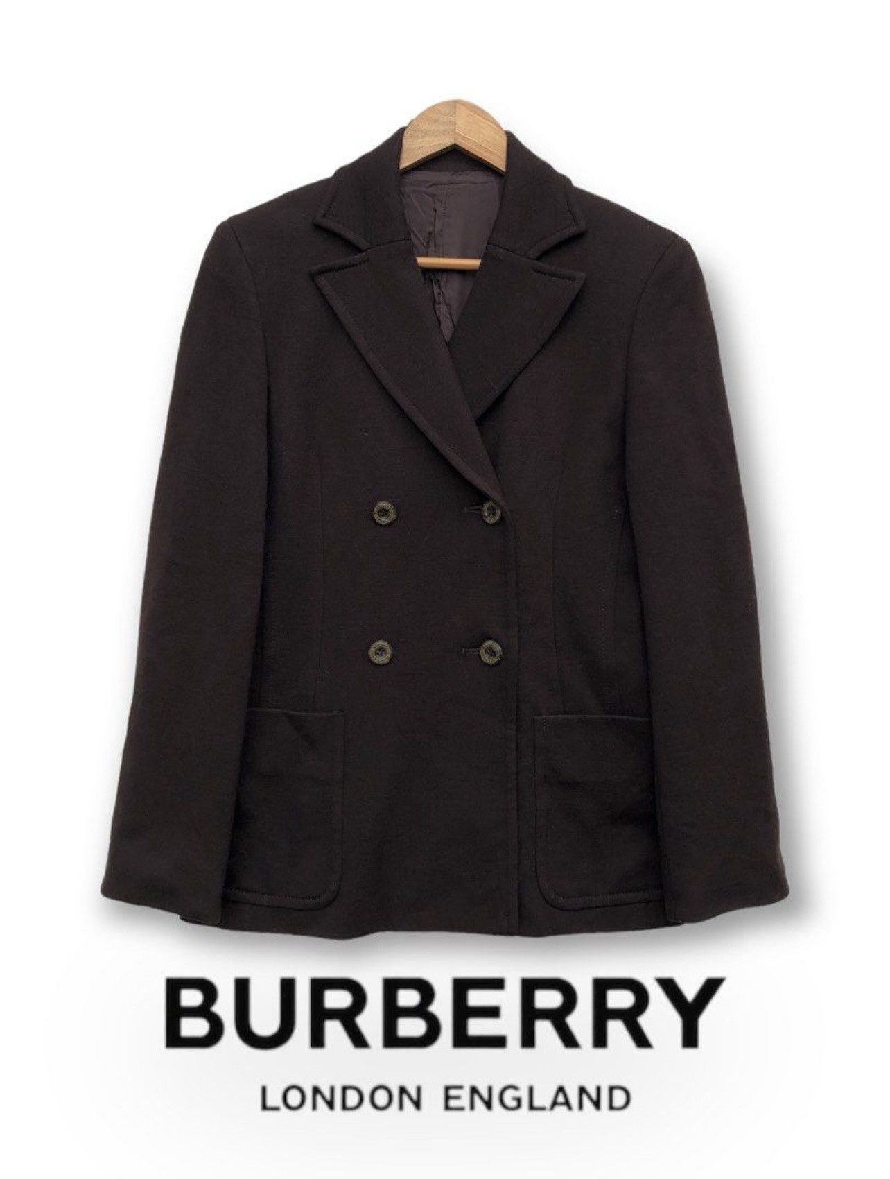 Burberry Prorsum 🔥Vintage Burberrys Blue Label Women's Double-breasted Coat Size S / US 4 / IT 40 - 2 Thumbnail