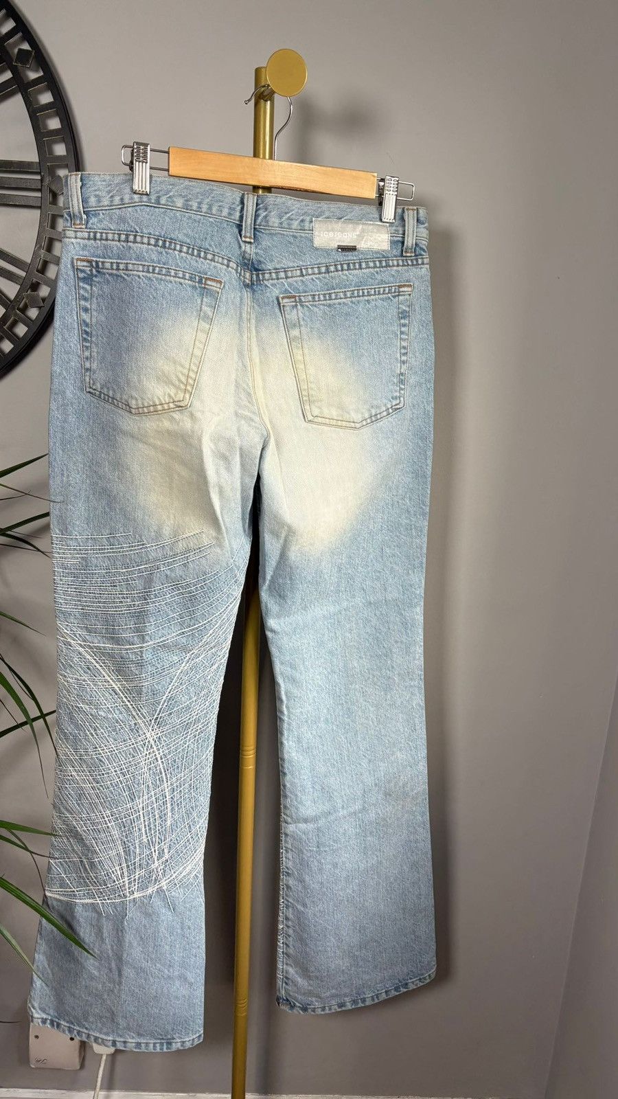 Iceberg [ARCHIVE] Iceberg Gilmar Embroidered Jeans - NWT - Size 31 Size 31" - 8 Thumbnail