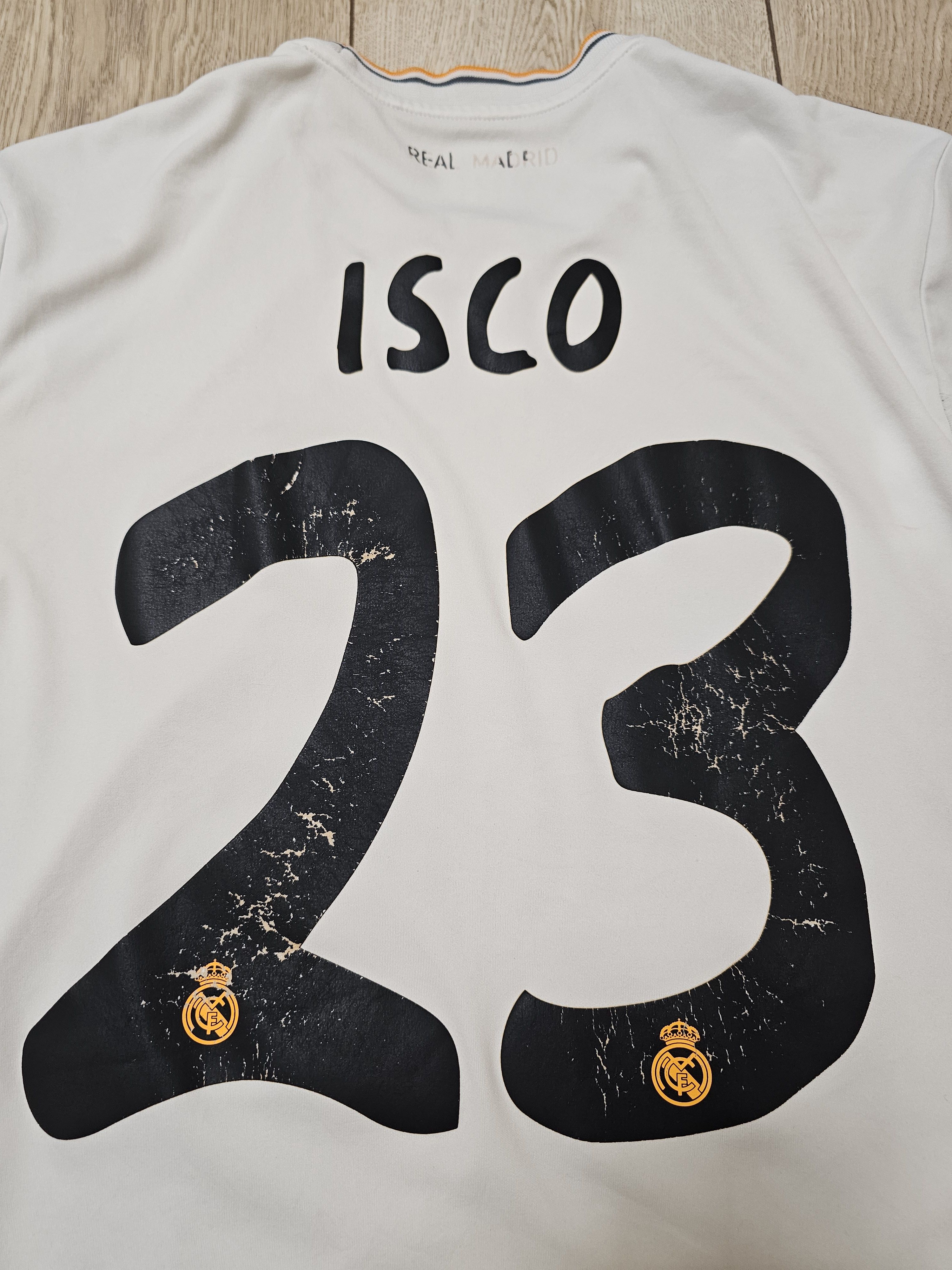 Adidas REAL MADRID 2013 2014 HOME ISCO FOOTBALL SHIRT SOCCER JERSEY Size US M / EU 48-50 / 2 - 5 Thumbnail