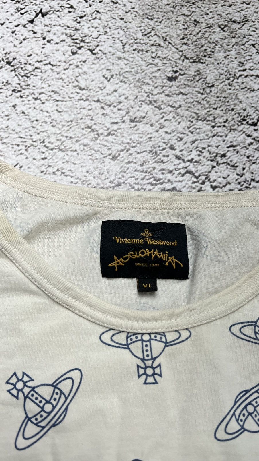 Vivienne Westwood Vivienne Westwood x Anglomania orb logo monogram t shirt Size US L / EU 52-54 / 3 - 4 Thumbnail