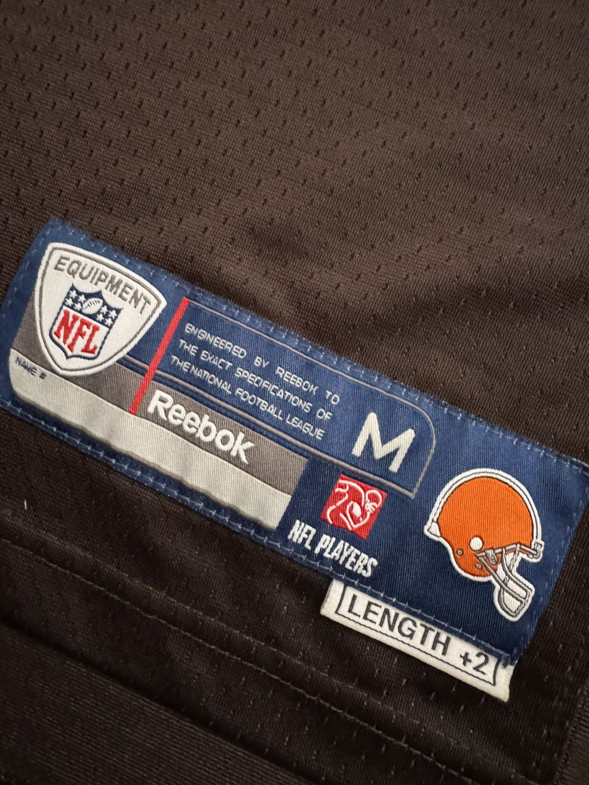 Reebok Brady Quinn Cleveland Browns #10 Stitched Jersey M +2 Length Size US M / EU 48-50 / 2 - 3 Thumbnail