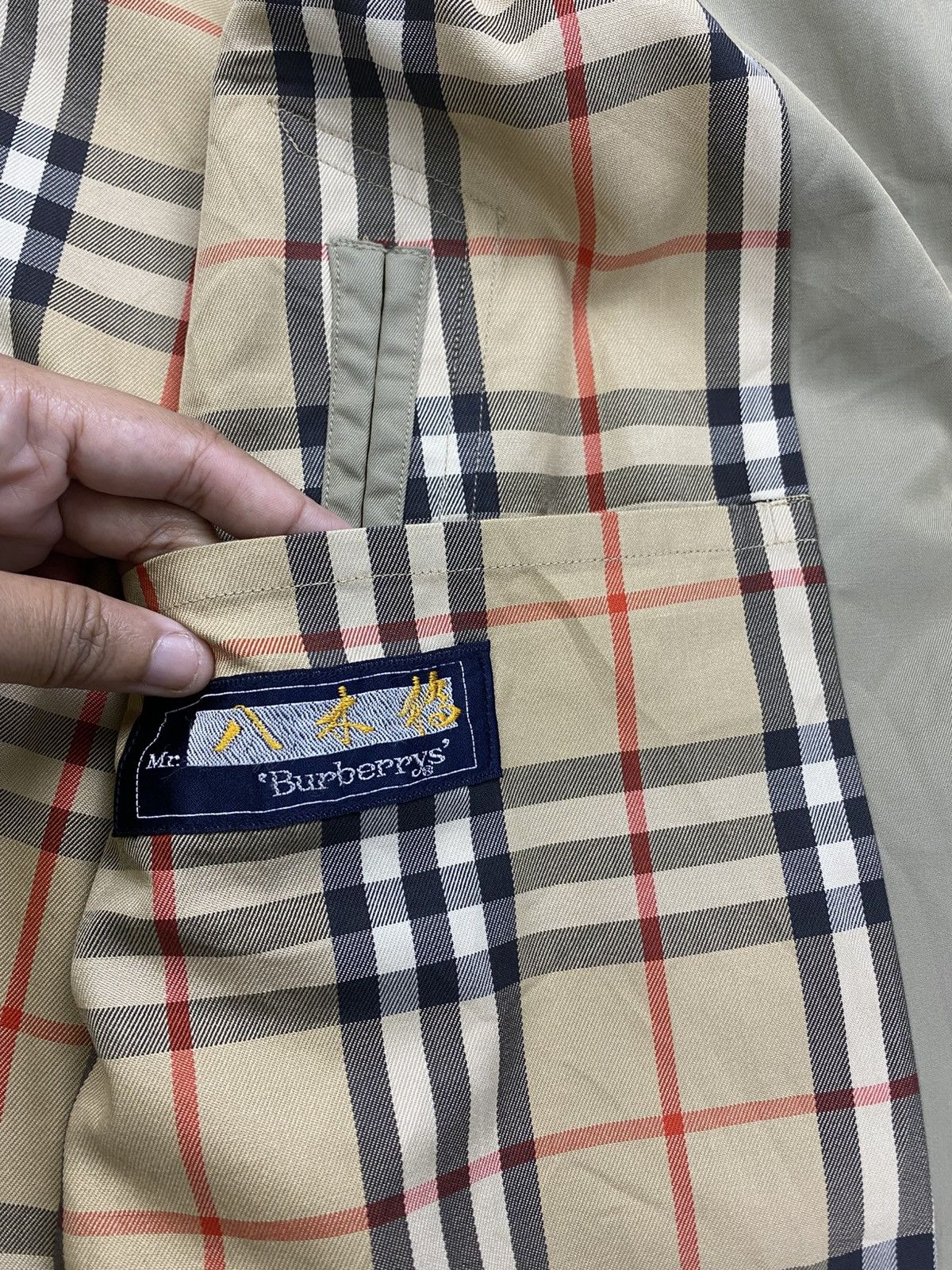 Burberry × Vintage Vintage 90s Burberrys Nova Check Trench Coat Size US M / EU 48-50 / 2 - 12 Thumbnail
