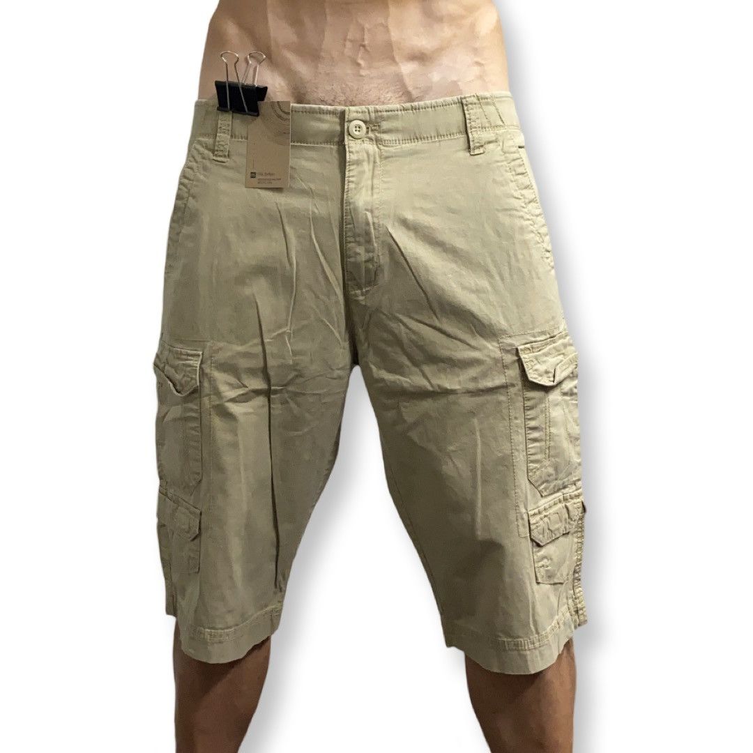 George George Men’s Flex Beige Board Shorts / Cargo Shorts Size 34 Size US 34 / EU 50 - 1 Thumbnail