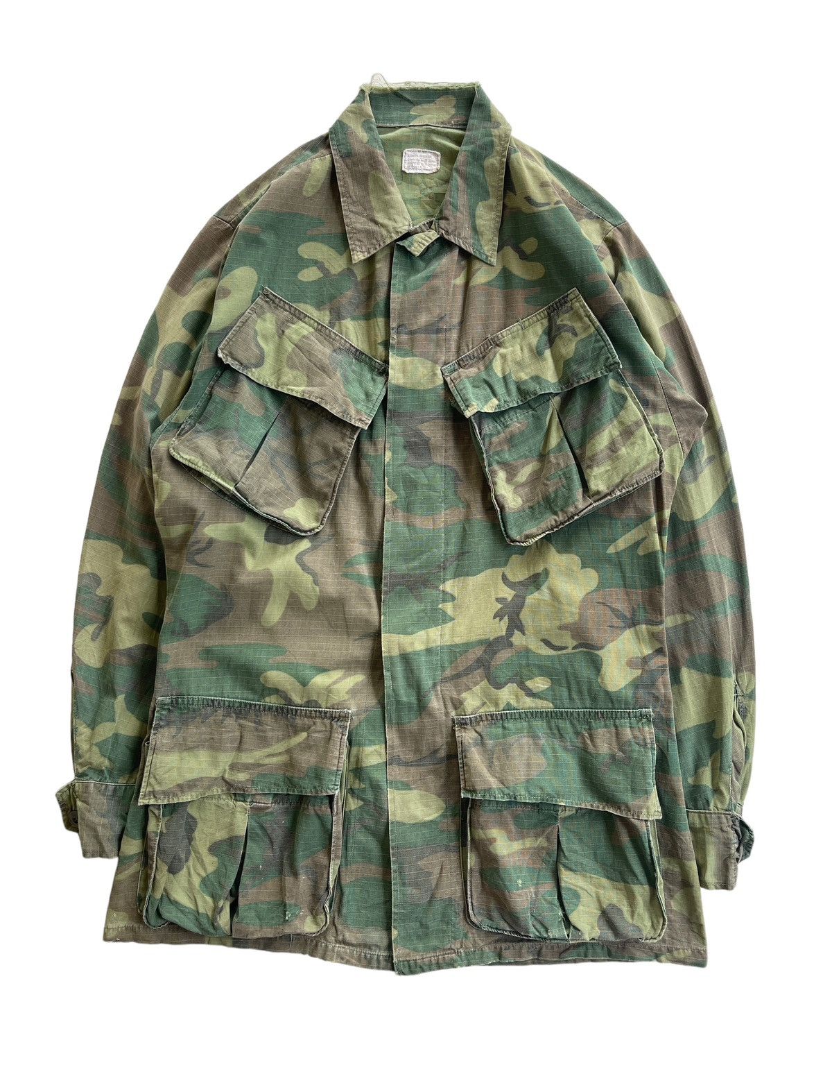 Vintage Vintage Military Third Pattern Lowland ERDL Camo Jacket Size US XS / EU 42 / 0 - 1 Thumbnail