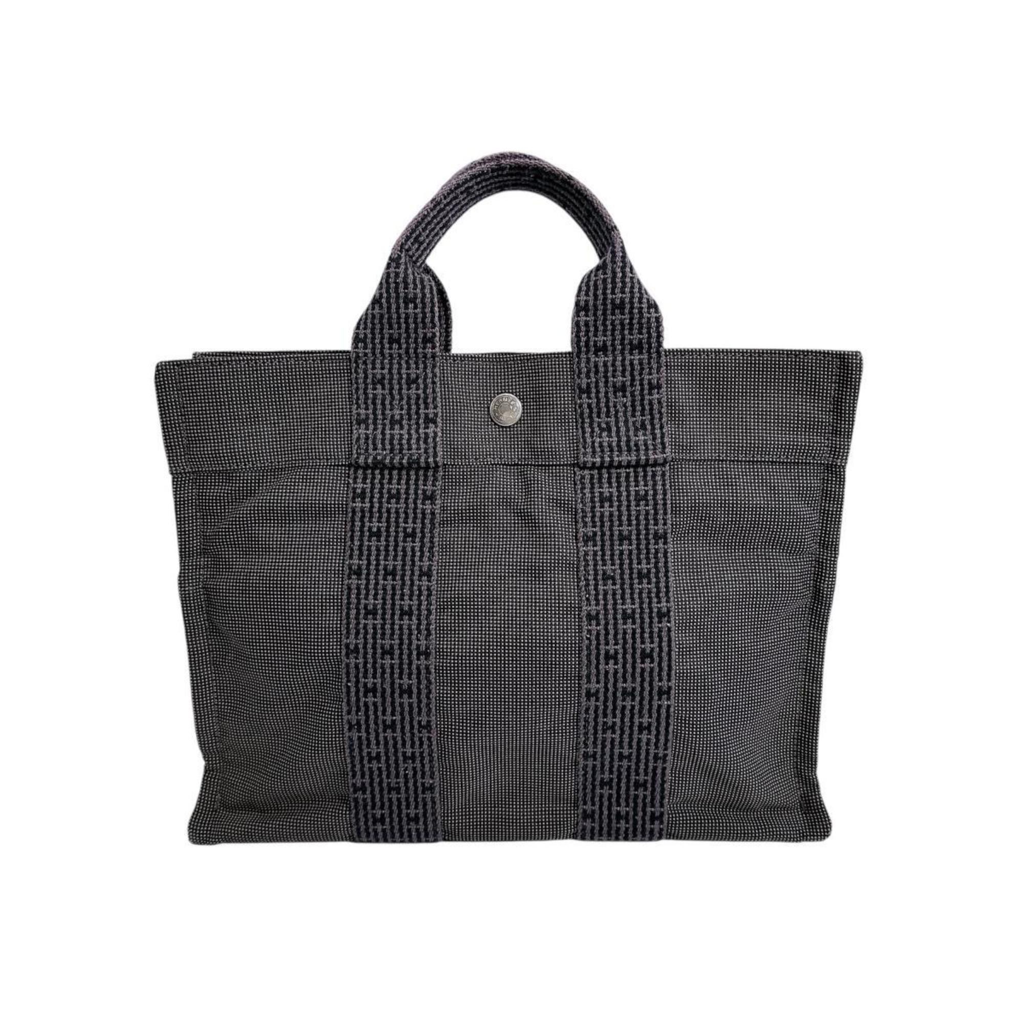 Hermes Hermes Hermès Air Line PM Tote Bag, Business Canvas, Gray Size ONE SIZE - 1 Thumbnail
