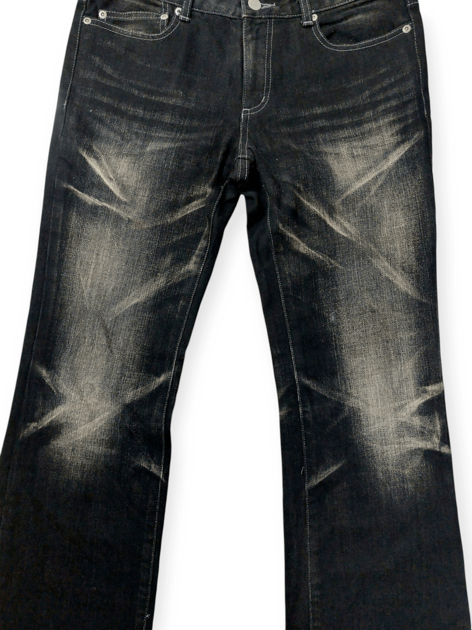 🔥Tornado Mart Japan Flared Claws Mark Denim