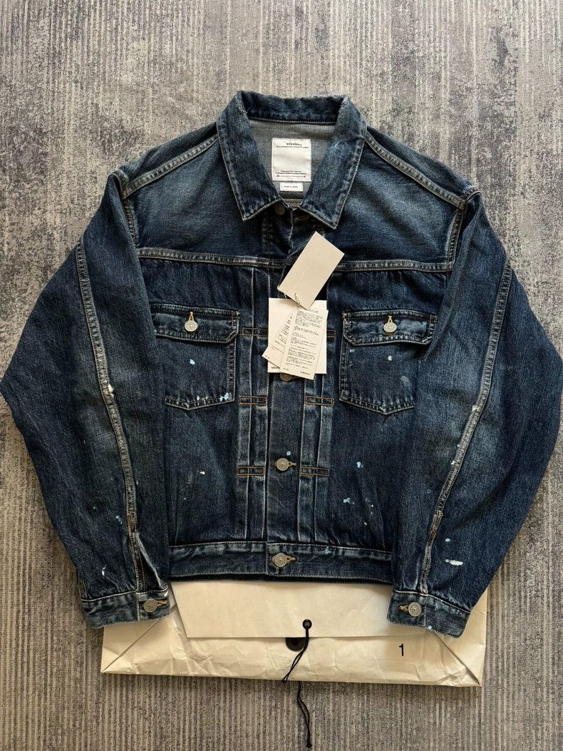 Visvim visvim 23SS ink-splashed old denim jacket 2505-Nextarrow Size US S / EU 44-46 / 1 - 1 Thumbnail