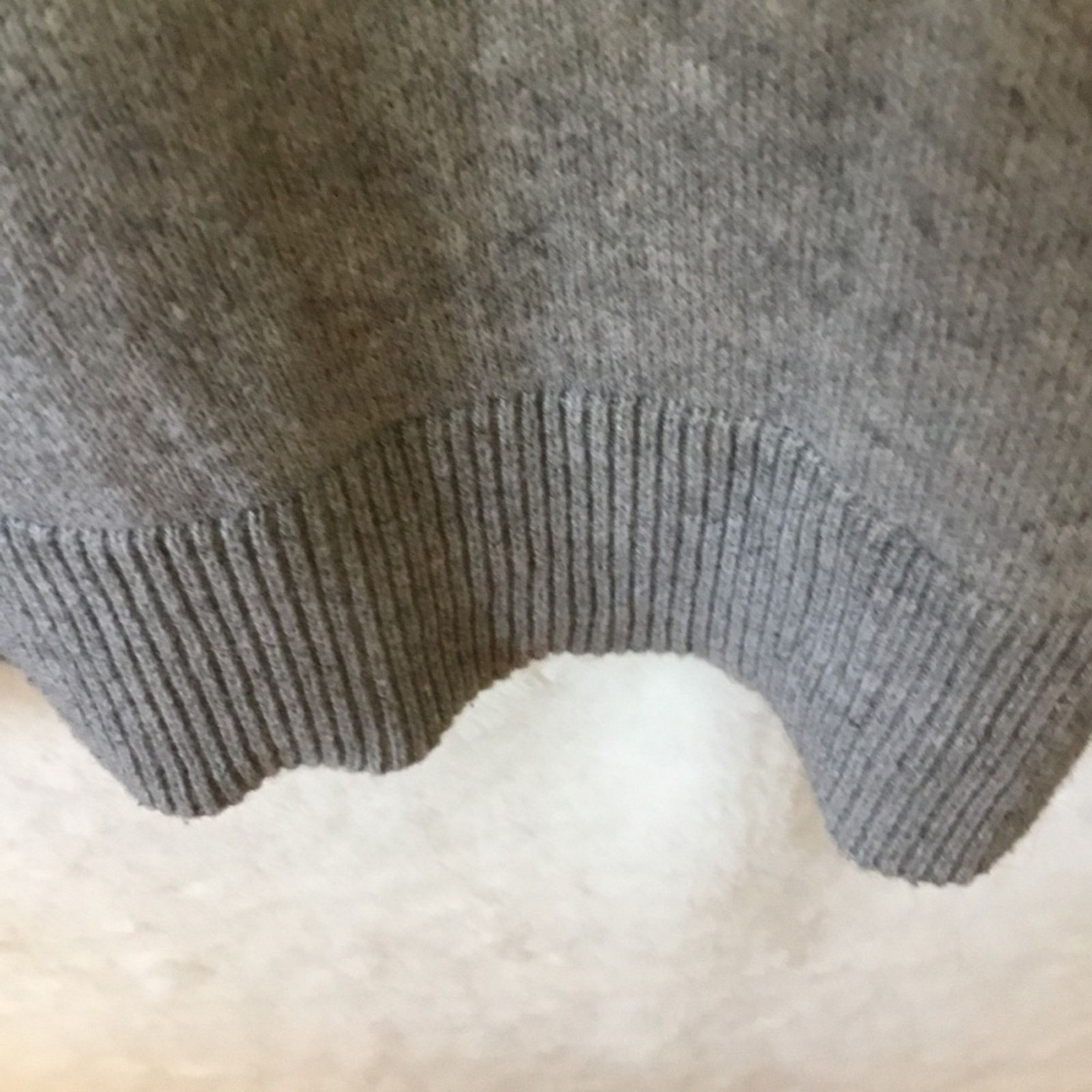 Abercrombie & Fitch Abercrombie & Fitch Gray Cotton/Cashmere Turtleneck Sweater Size M / US 6-8 / IT 42-44 - 9 Thumbnail