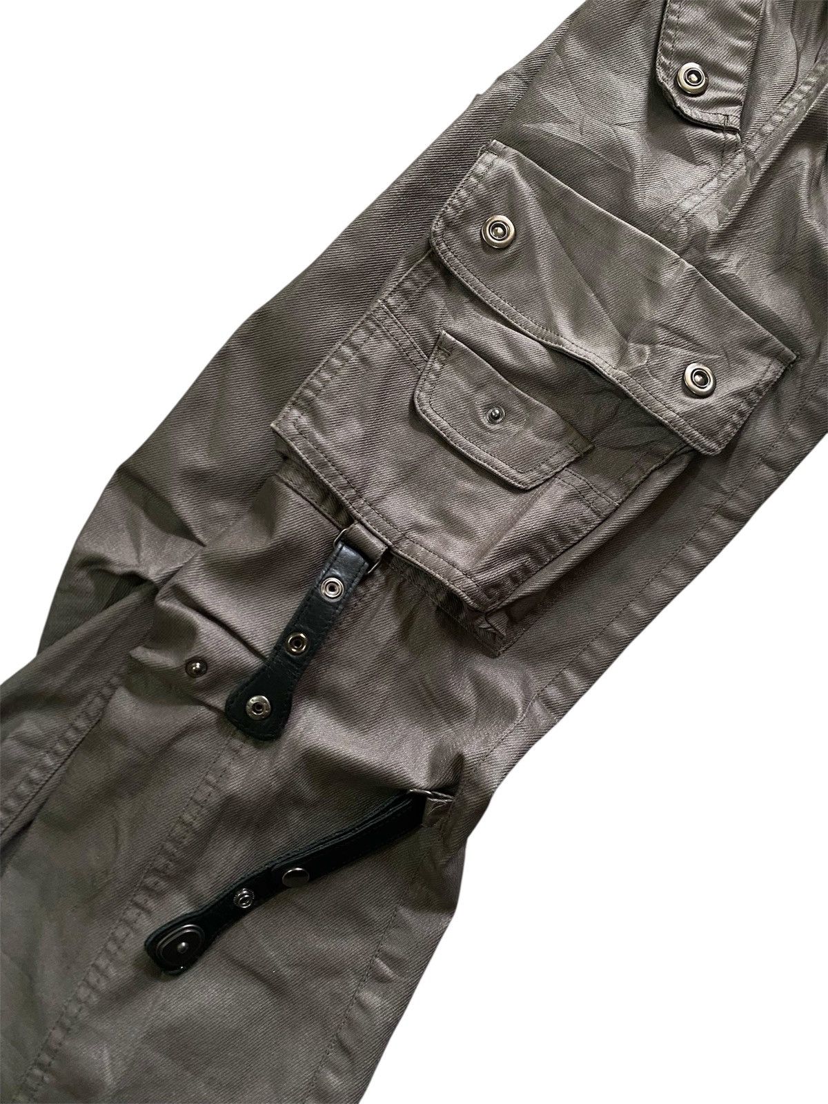 Tornado Mart 🔥 HOT🔥 Gothic Punk Y2K Tornado Mart Japan Waxed Bondage Pant Size US 32 / EU 48 - 6 Thumbnail