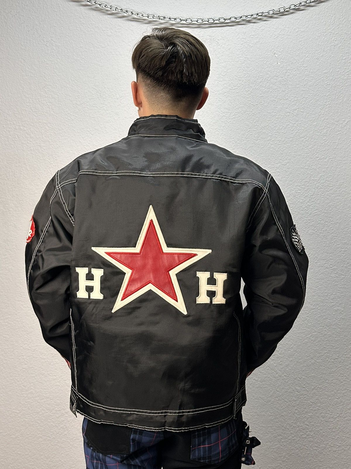 NASCAR Vintage Racing Jacket Harrison F1 Nascar Marlboro Y2k Rare Size US XXL / EU 58 / 5 - 14 Thumbnail