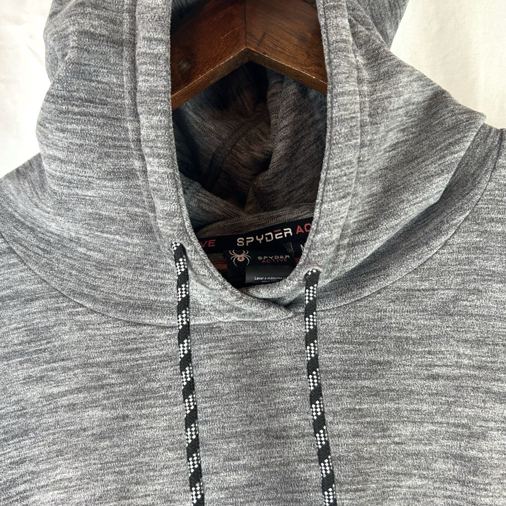 Spyder Spyder Ladies Hoodie Tunic Length Dark Gray M Medium Hoodie Womens Tunic Lightweight Pockets Reflective Size M / US 6-8 / IT 42-44 - 3 Thumbnail