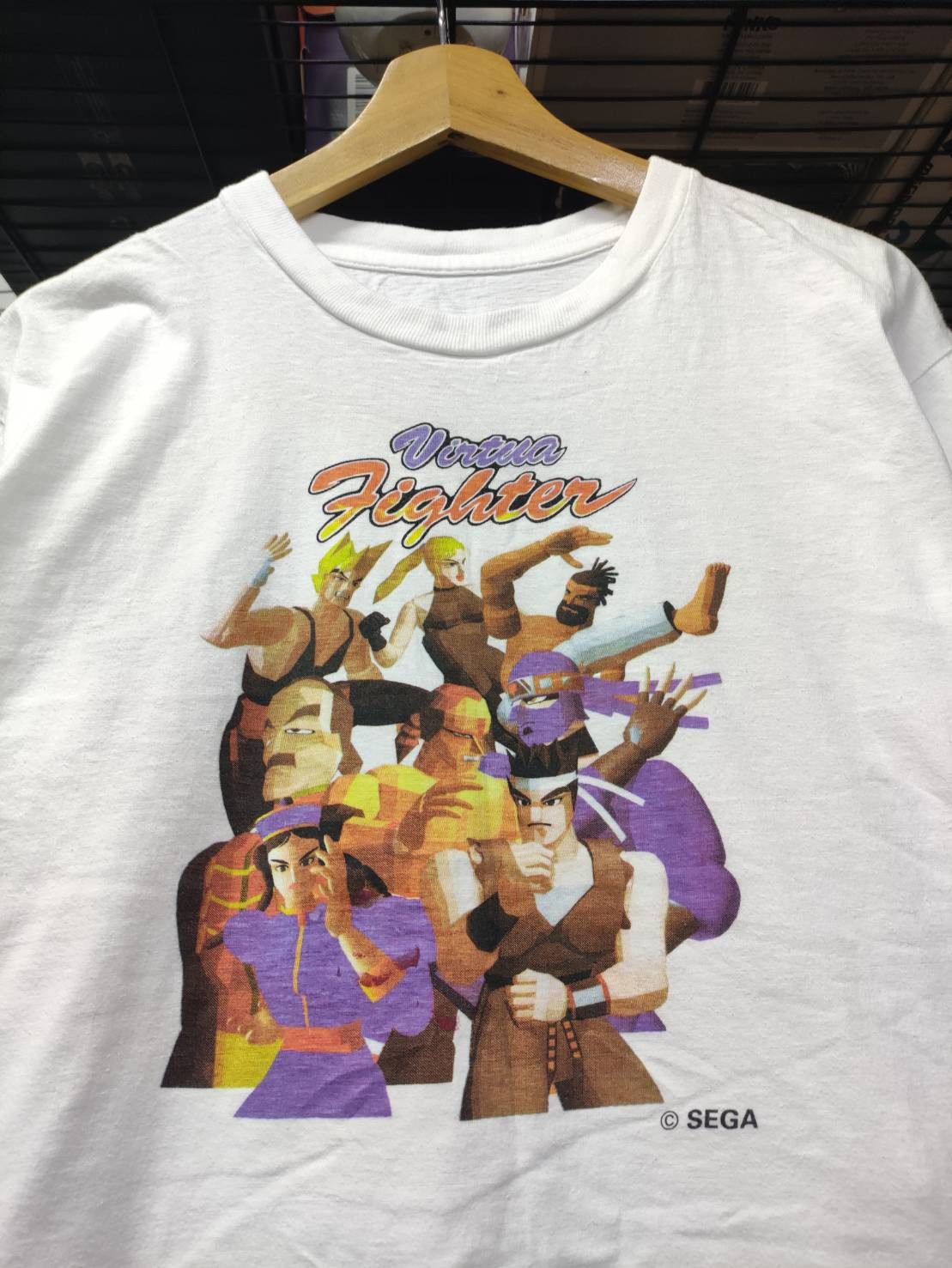 Nintendo Vtg 90's Virtua Fighter Game Sega Promo T-Shirt Size US M / EU 48-50 / 2 - 1 Thumbnail