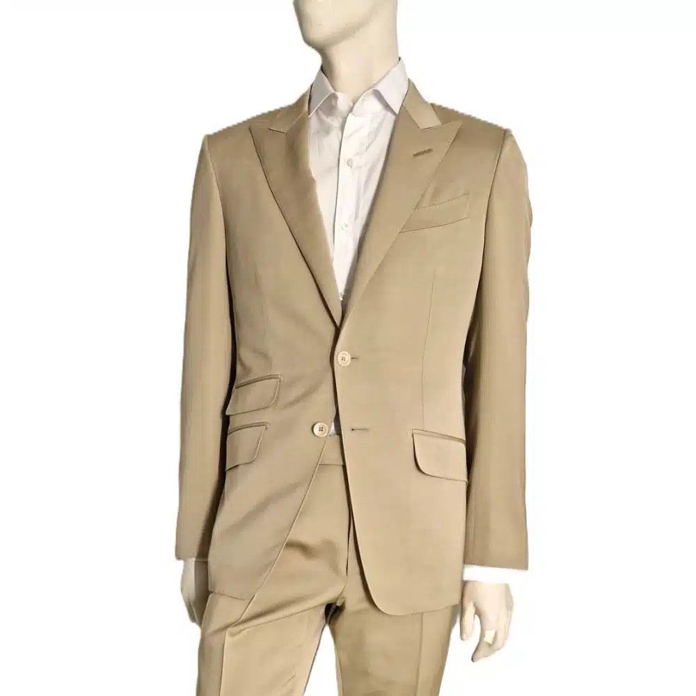 Tom Ford o1loc1c0425 2LYP01 O’connor Viscose Blend Suit in Beige Size US L / EU 52-54 / 3 - 4 Thumbnail
